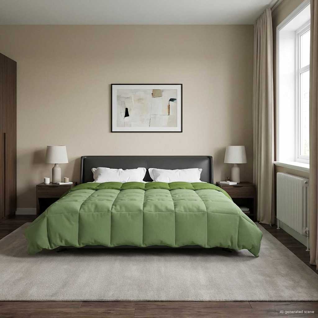 Piumone Invernale 220 x 240 cm Inverno Verde Traspirante