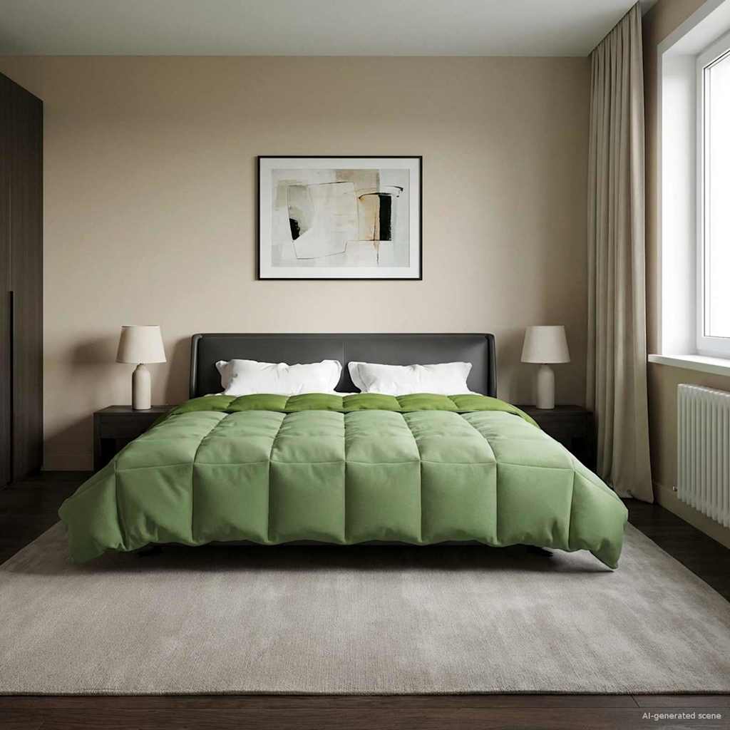 Piumone Invernale 220 x 260 cm Inverno Verde Traspirante