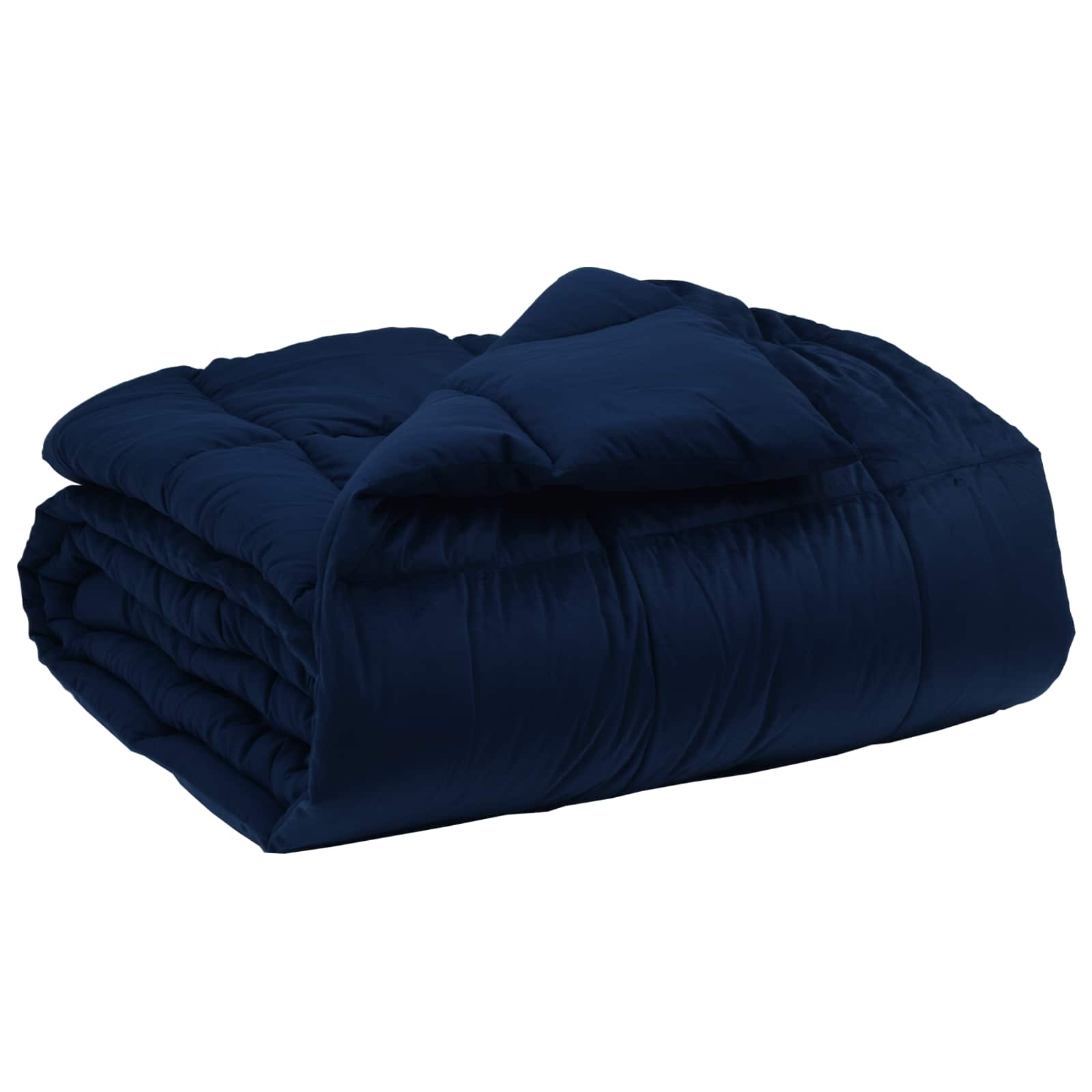 Piumone Invernale 200 x 220 cm Inverno Blu Scuro Traspirante