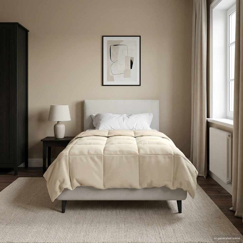 Piumone Invernale 135 x 200 cm Inverno Crema Traspirante