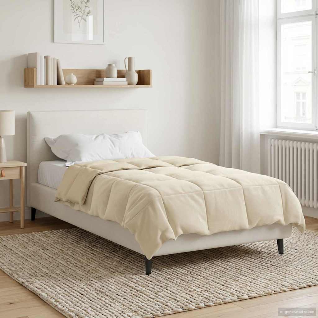 Piumone Invernale 140 x 200 cm Inverno Crema Traspirante