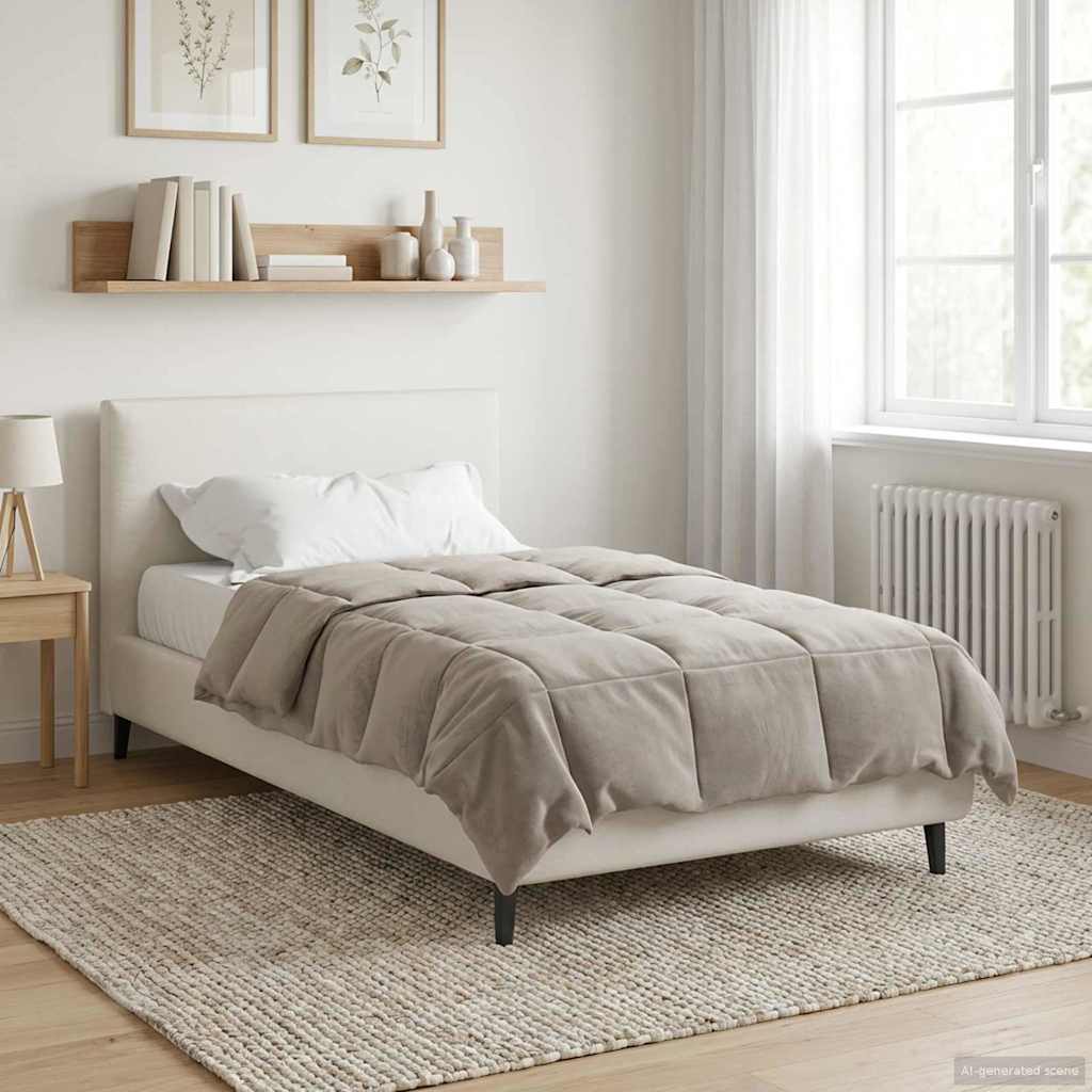 Piumone Invernale 140 x 220 cm Inverno Crema Traspirante