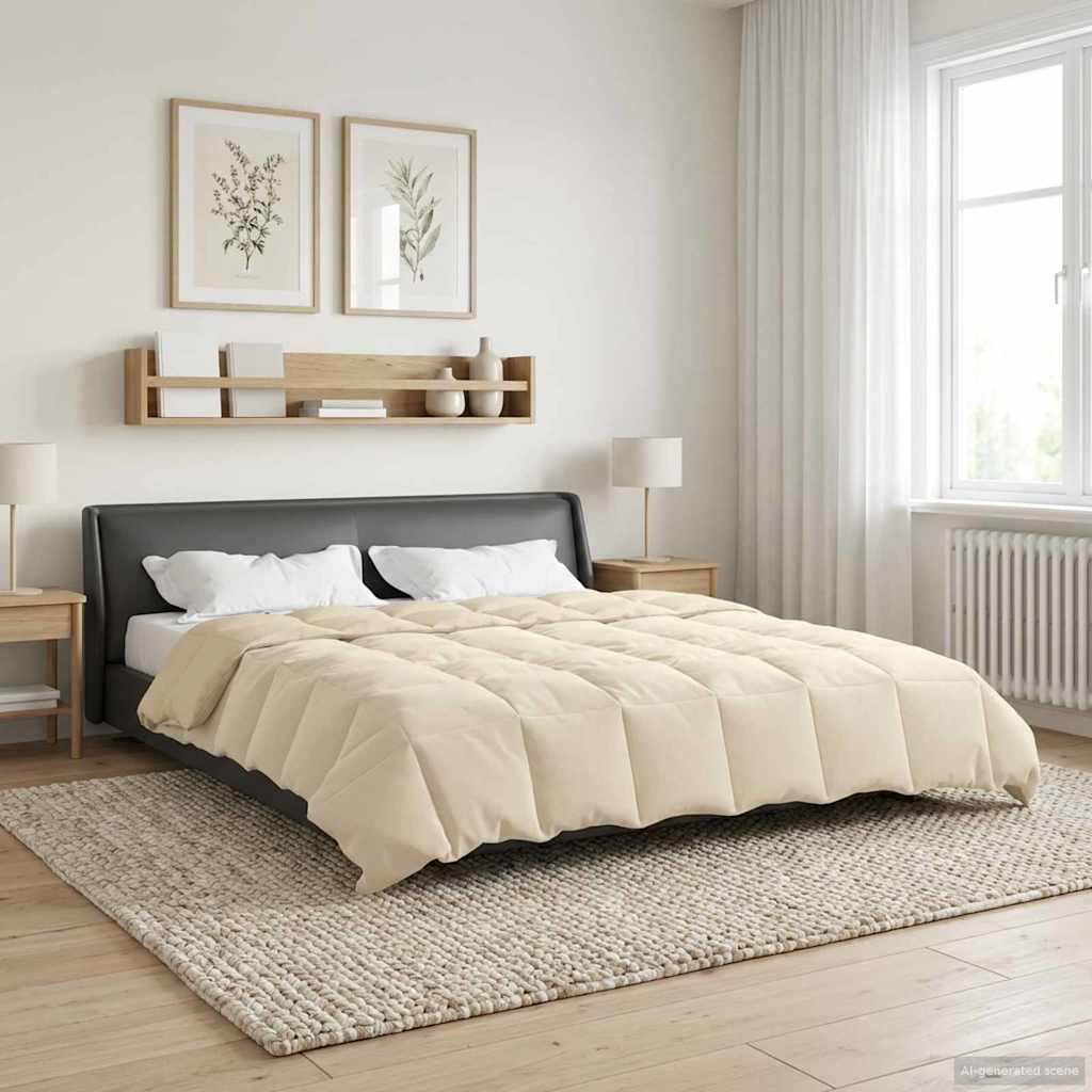 Piumone Invernale 200 x 220 cm Inverno Crema Traspirante