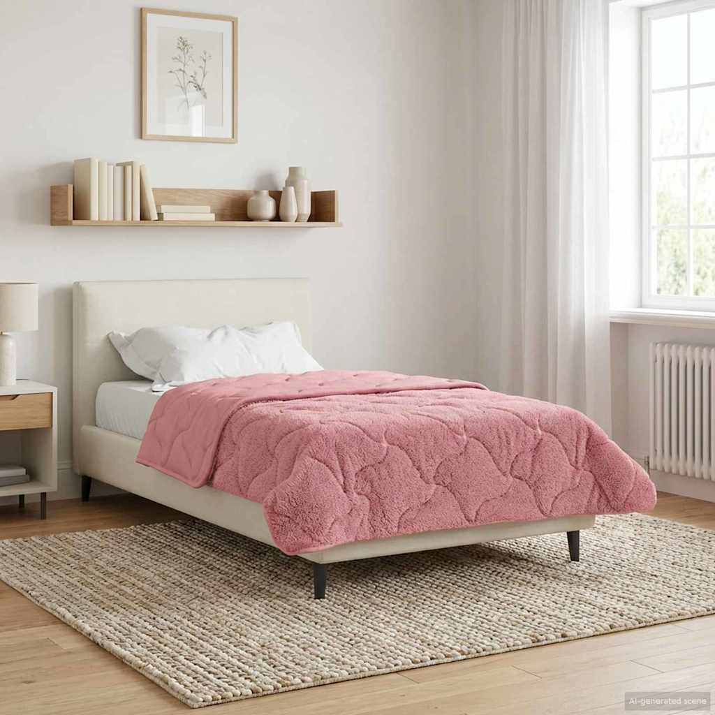 Piumino Letto Estivo 140 x 220 cm Estate Rosa Traspirante