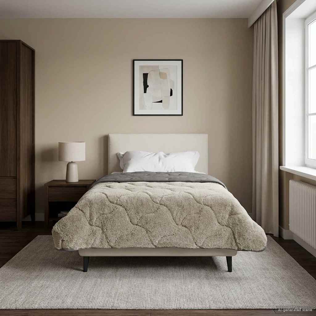 Piumone Completo Annuale Trapuntato Grigio chiaro 135 x 200 cm