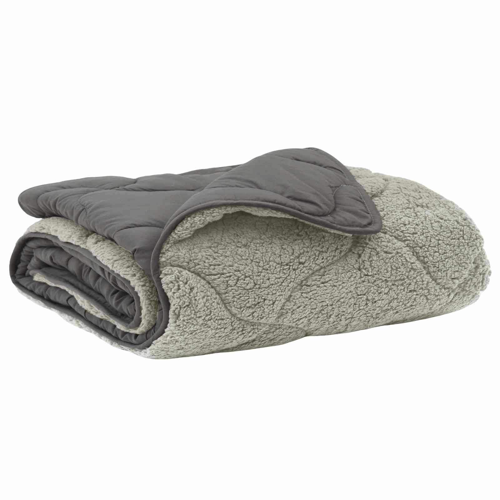 Piumone Completo Annuale Trapuntato Grigio chiaro 155 x 200 cm