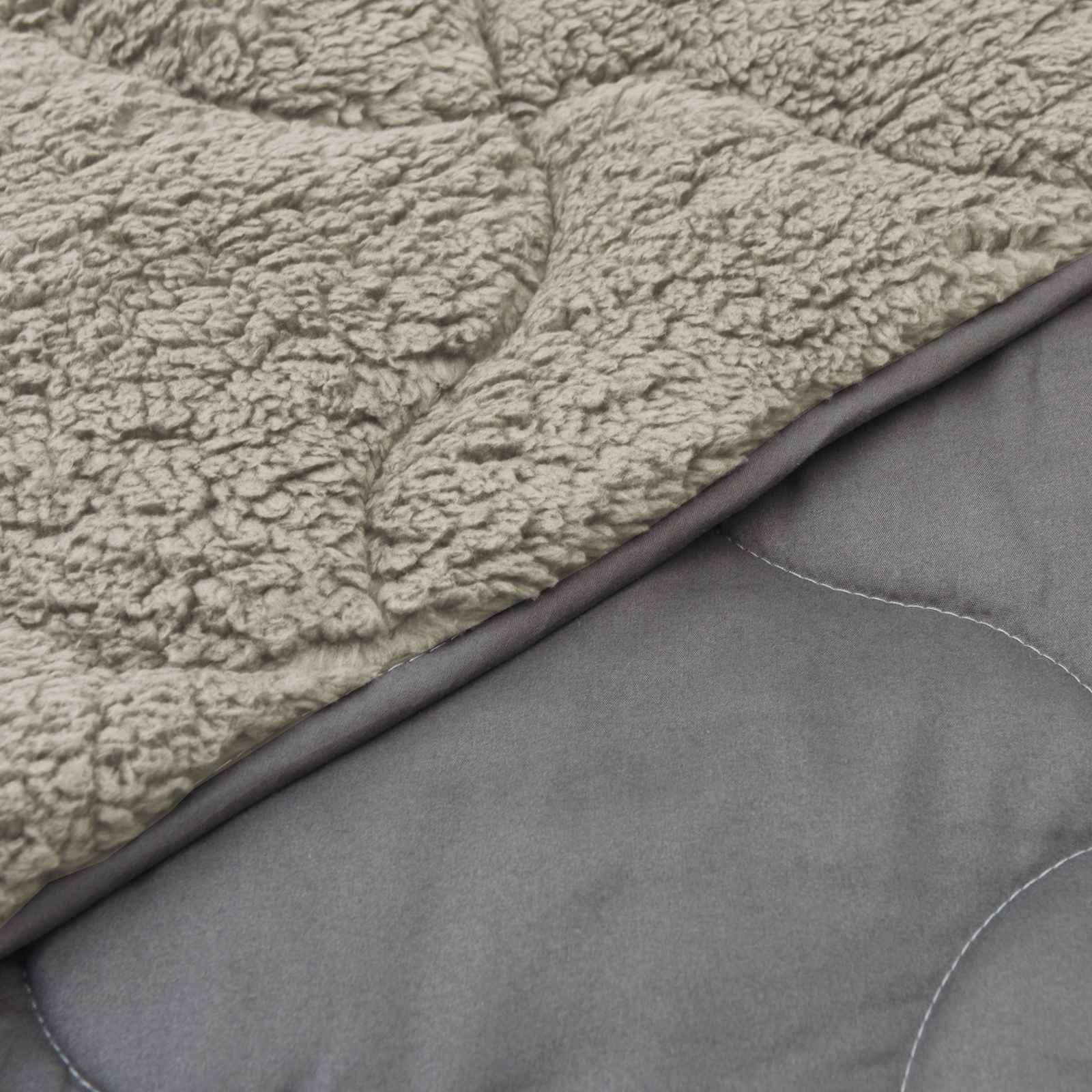 Piumone Completo Annuale Trapuntato Grigio chiaro 155 x 220 cm