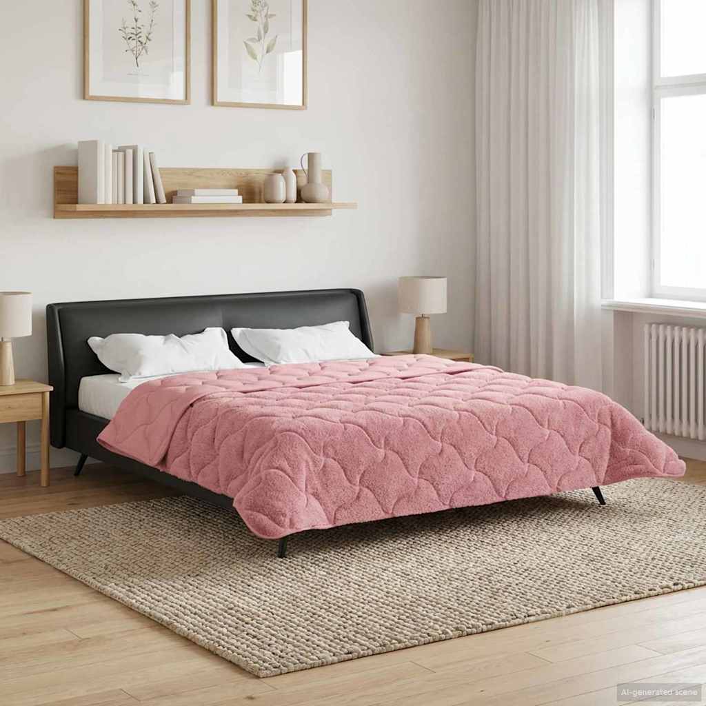Piumone Completo Annuale Trapuntato Rosa 200 x 220 cm