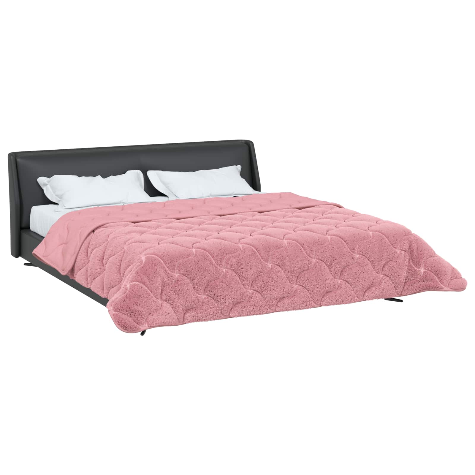 Piumone Completo Annuale Trapuntato Rosa 240 x 260 cm