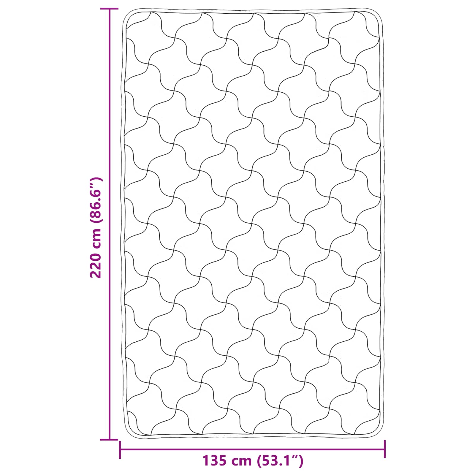 Piumone Completo Annuale 135 x 220 cm No Talpa Traspirante