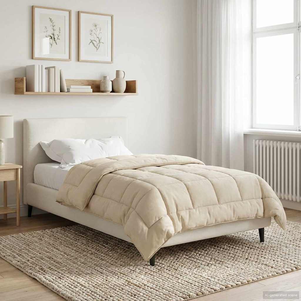 Piumone Completo Annuale Trapuntato Crema 155 x 200 cm