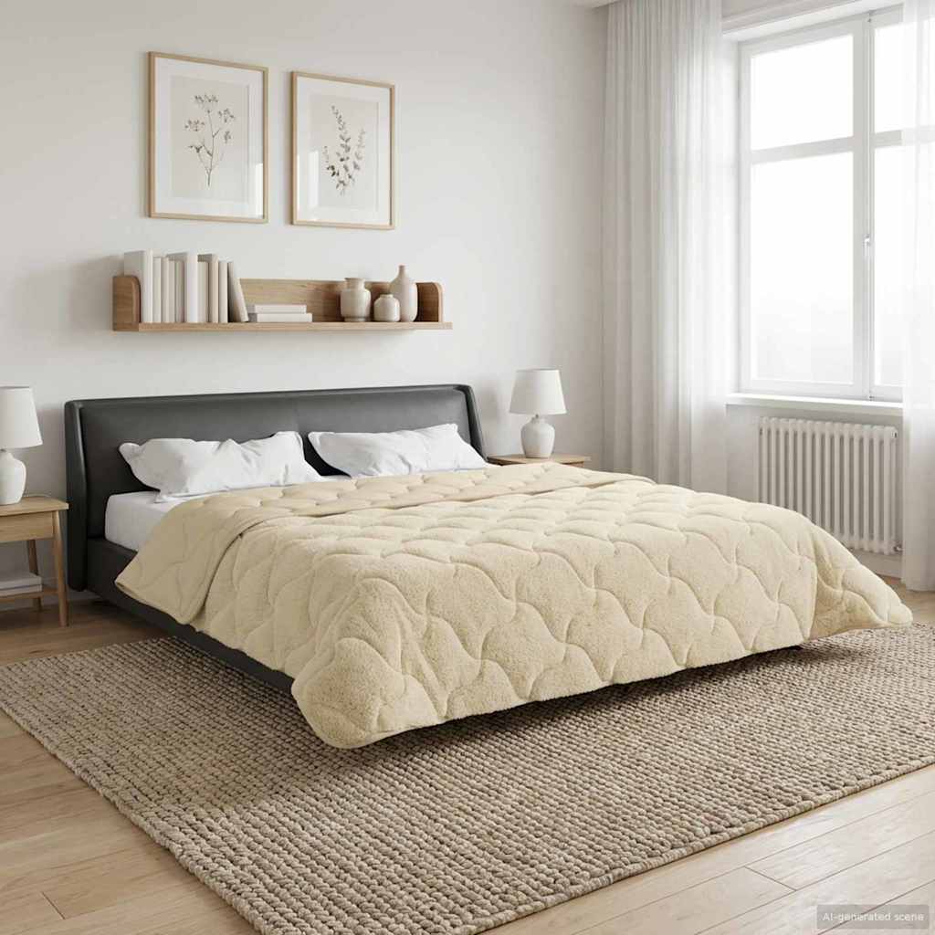 Piumone Completo Annuale Trapuntato Crema 200 x 200 cm
