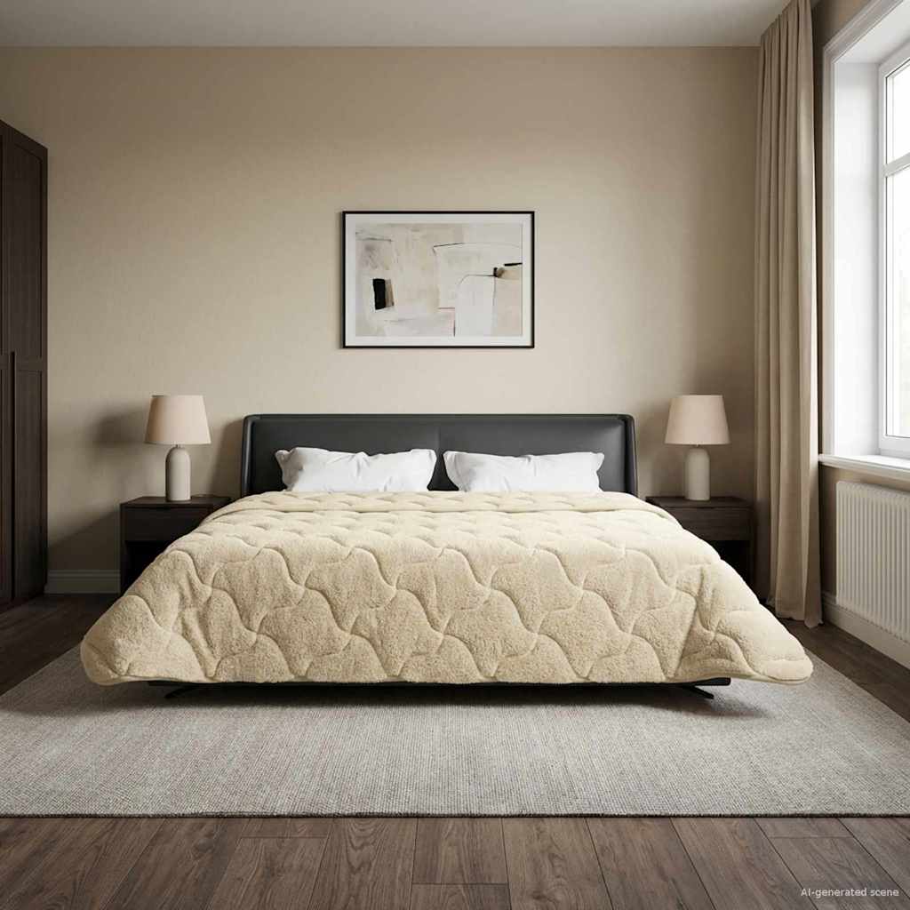 Piumone Completo Annuale Trapuntato Crema 220 x 240 cm