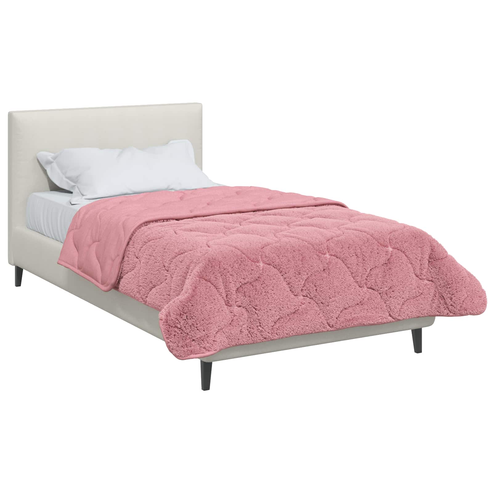Piumone Invernale 140 x 220 cm Inverno Rosa Traspirante