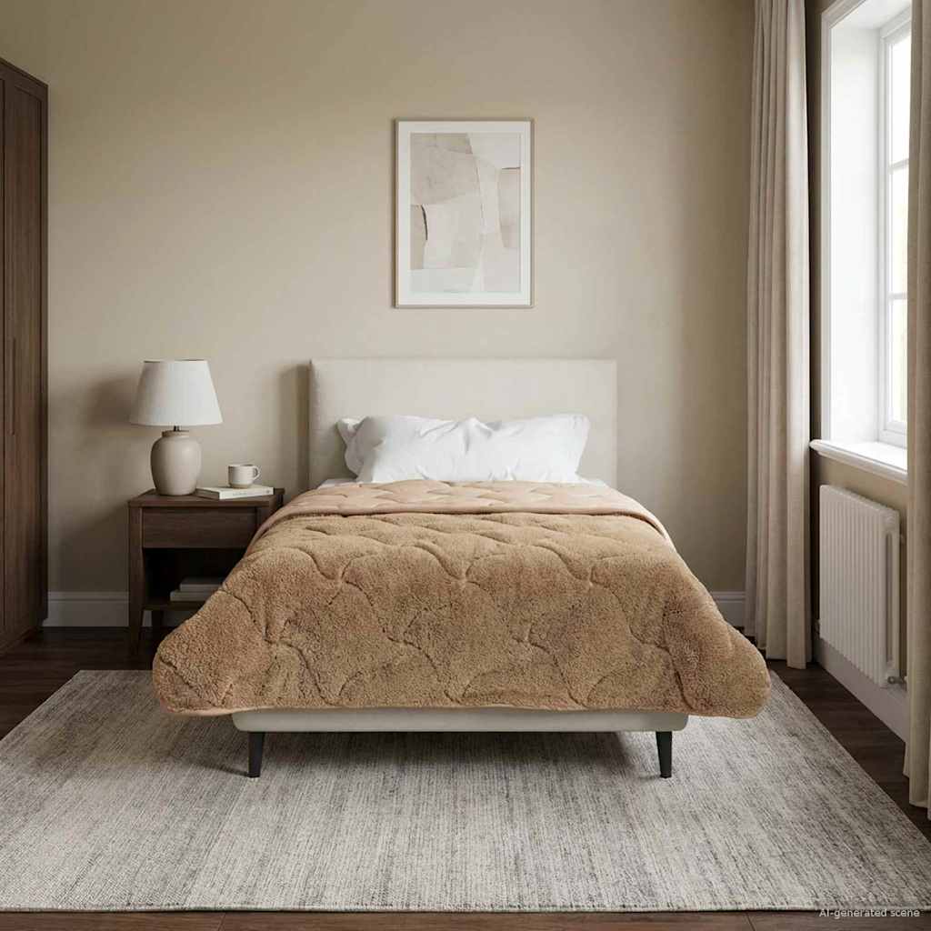 Piumone Invernale 135 x 220 cm Inverno Talpa Traspirante