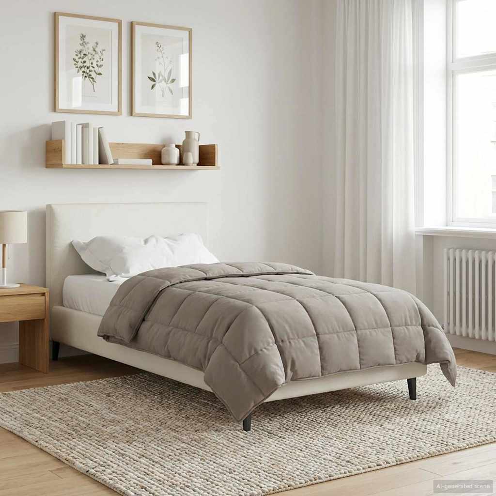 Piumone Invernale 135 x 220 cm Inverno Talpa Traspirante