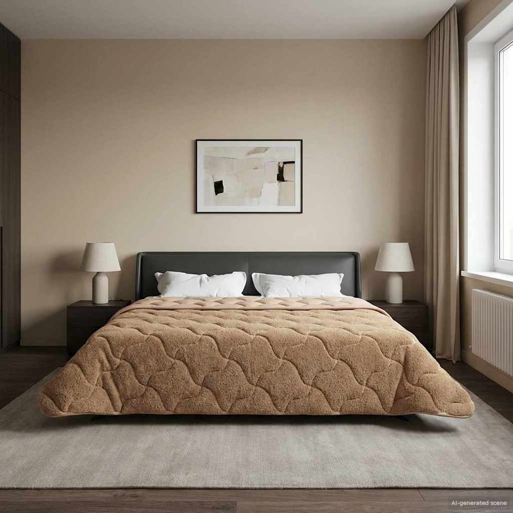 Piumone Invernale 220 x 240 cm Inverno Talpa Traspirante