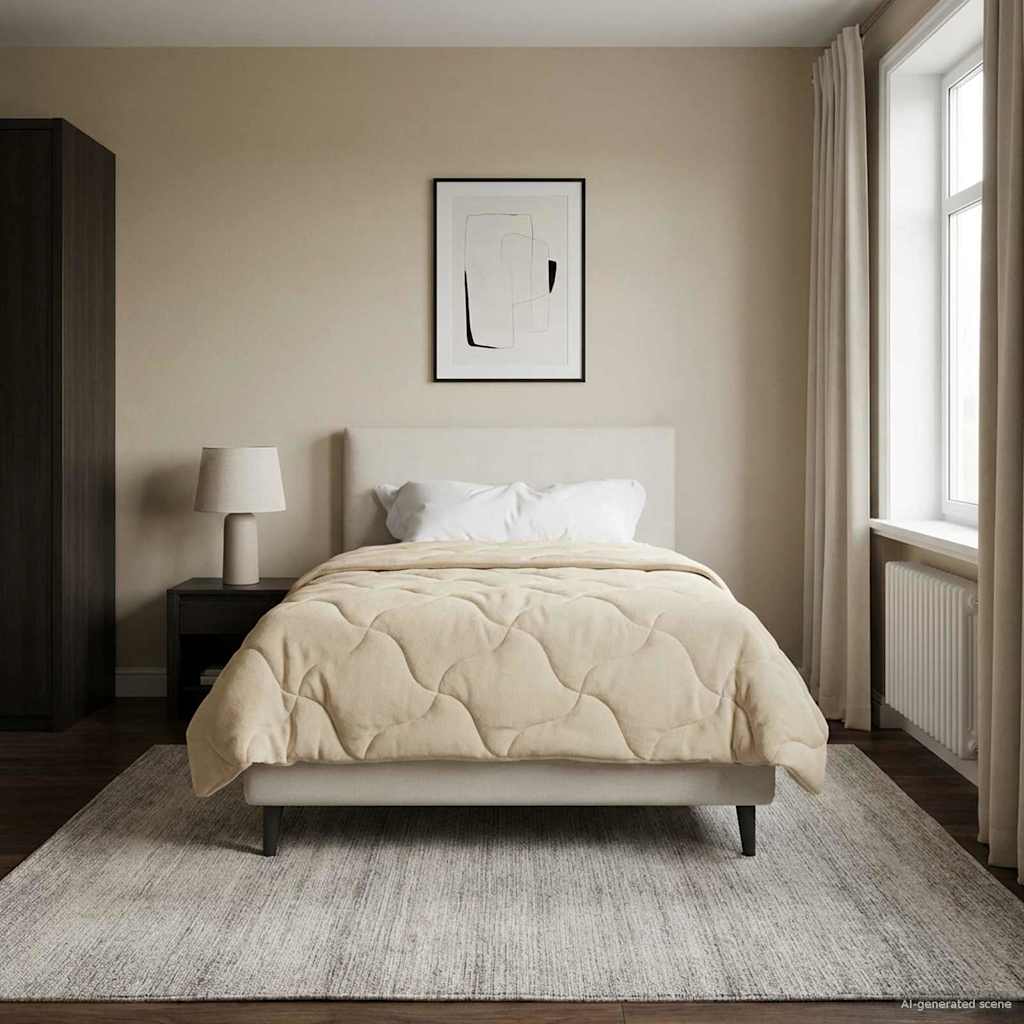 Piumone Invernale 135 x 200 cm Inverno Crema Traspirante