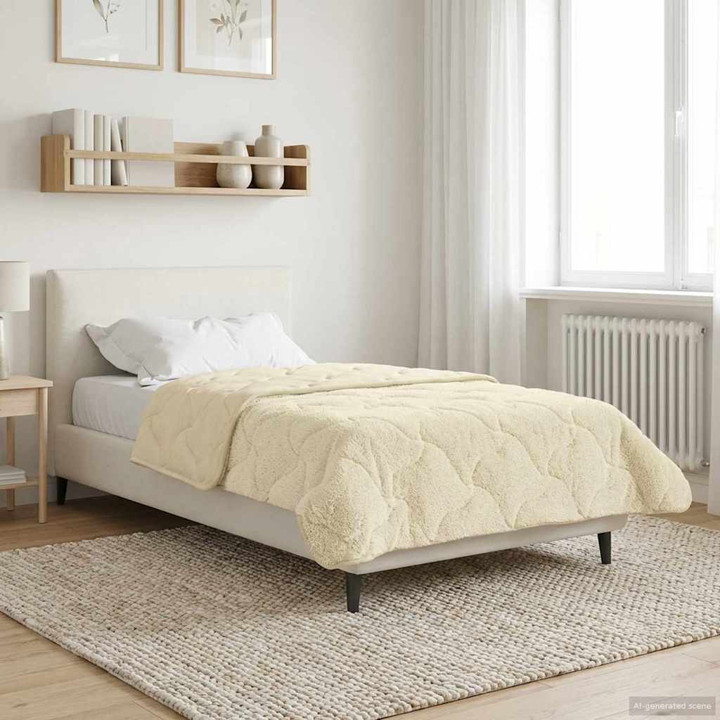 Piumone Invernale 140 x 220 cm Inverno Crema Traspirante