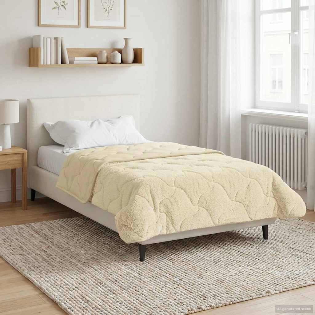 Piumone Invernale 155 x 220 cm Inverno Crema Traspirante