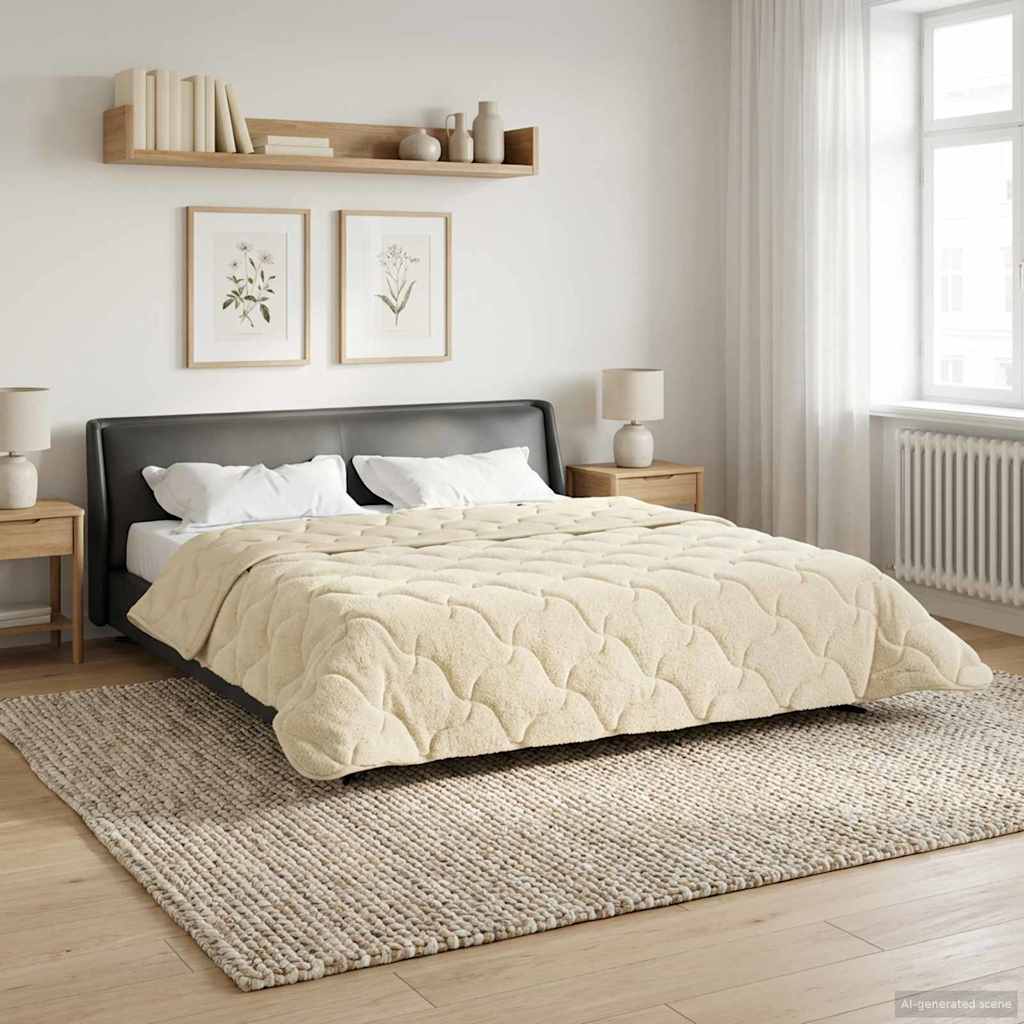 Piumone Invernale 200 x 220 cm Inverno Crema Traspirante