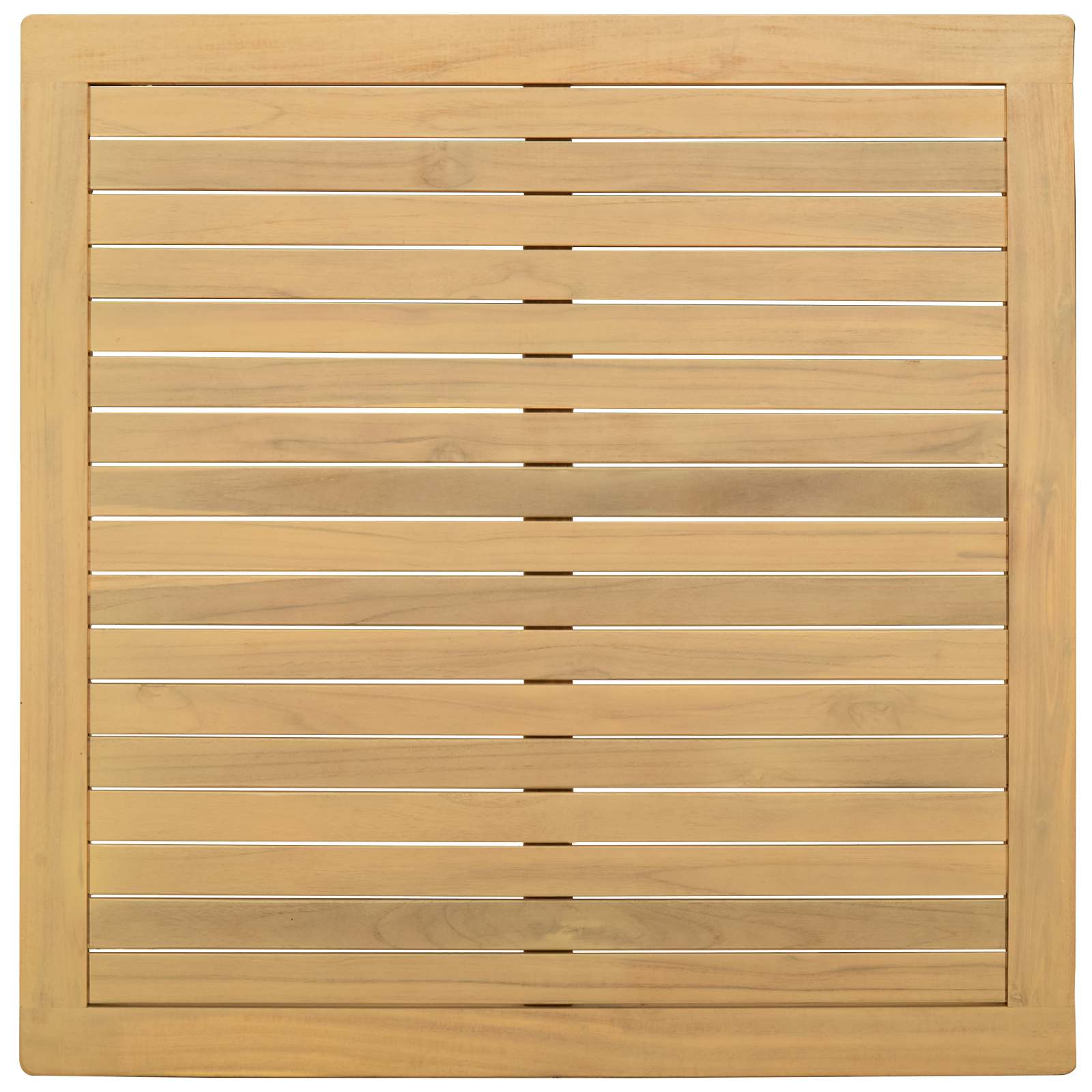 Tavolino da salotto Acacia chiaro 85 x 85 x 45 cm