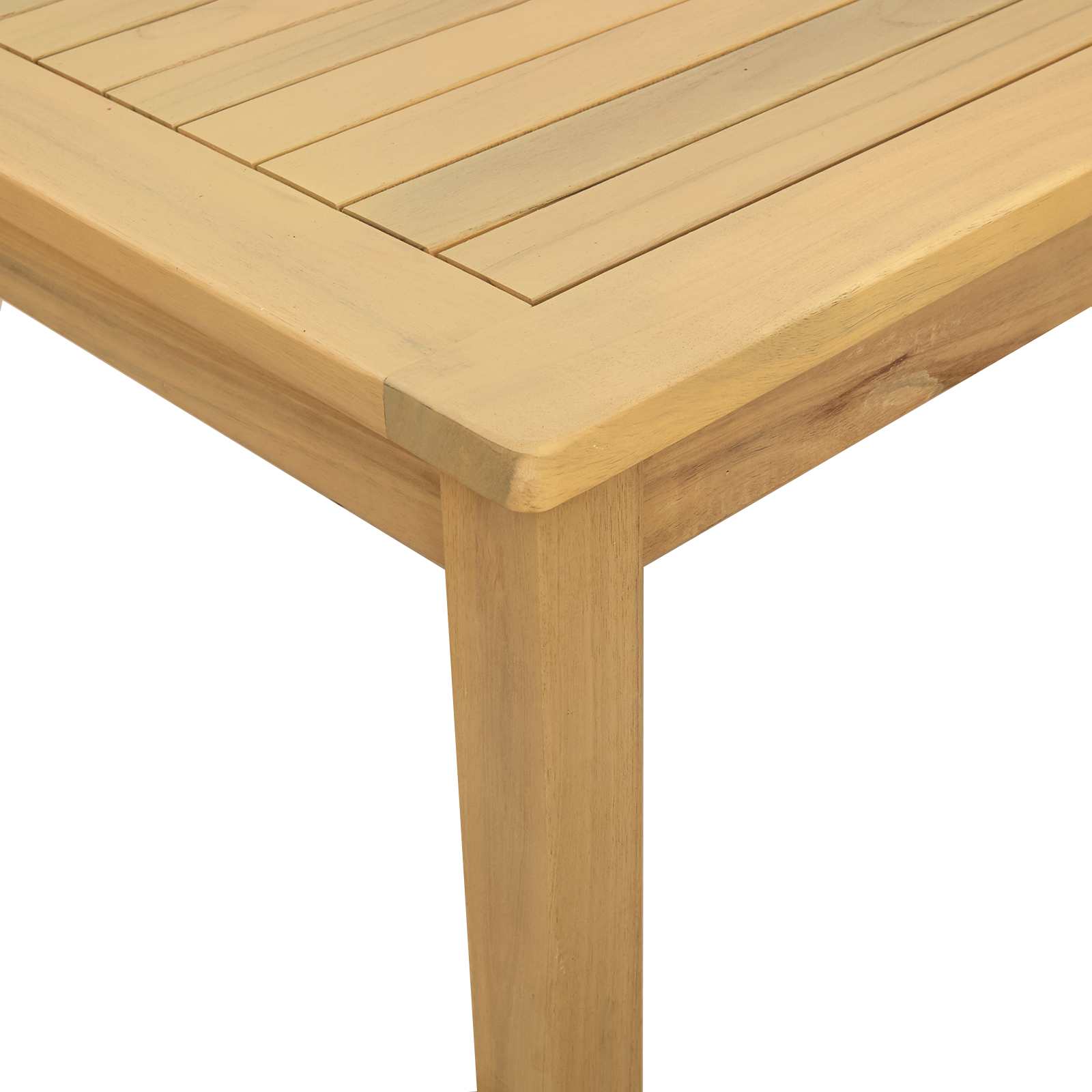 Tavolino da salotto Acacia chiaro 85 x 85 x 45 cm