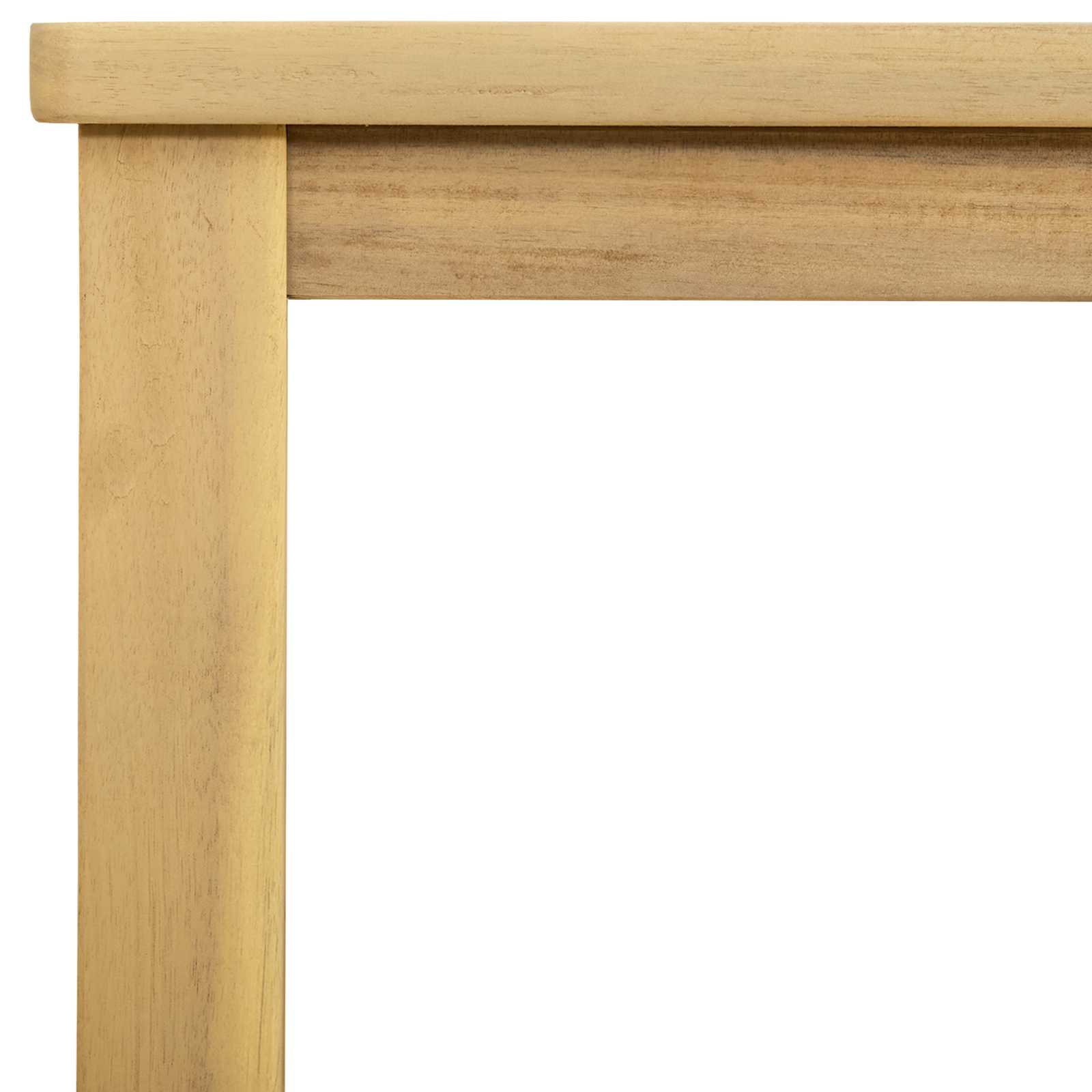 Tavolo consolle da giardino Acacia chiaro 110 x 40 x 75 cm