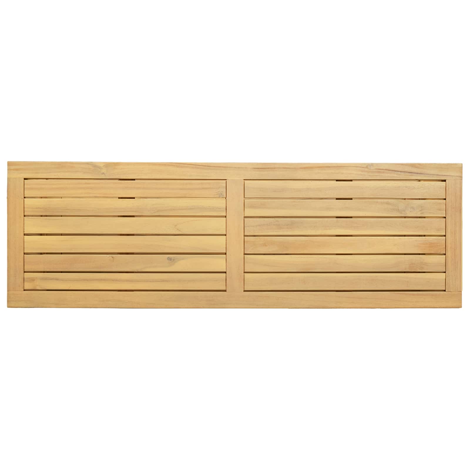 Tavolo consolle da giardino Acacia chiaro 110 x 35 x 75 cm