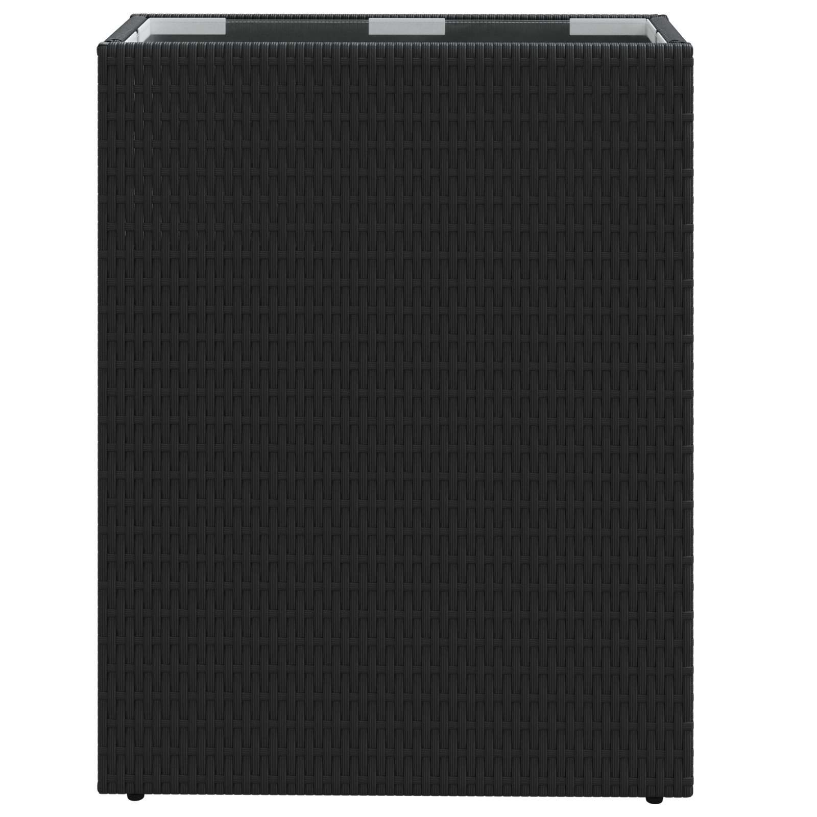 Vasetto alto Nero 55 x 22 x 70 cm polyrattan