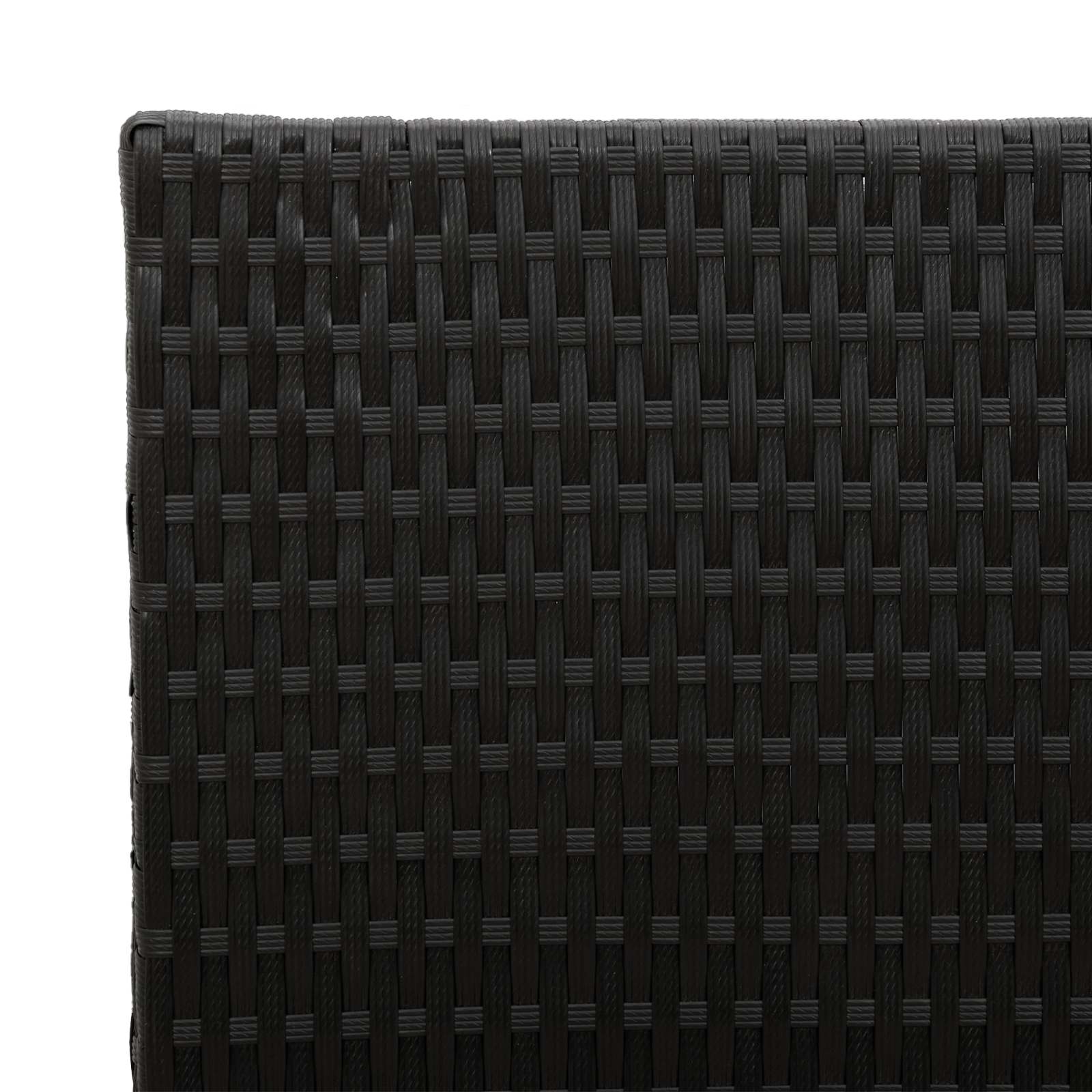 Vasetto alto Nero 55 x 22 x 70 cm polyrattan