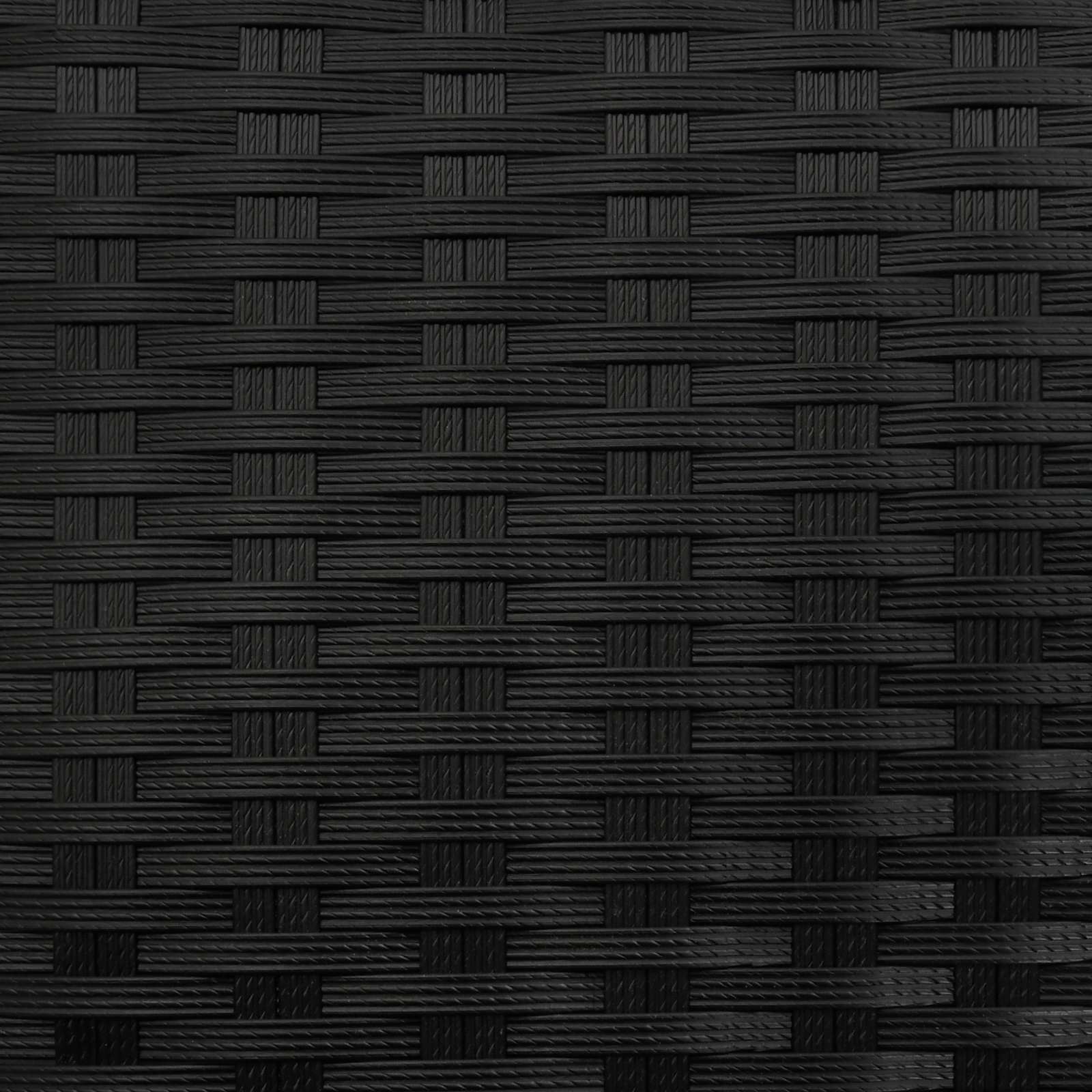 Vasetto alto Nero 55 x 22 x 70 cm polyrattan