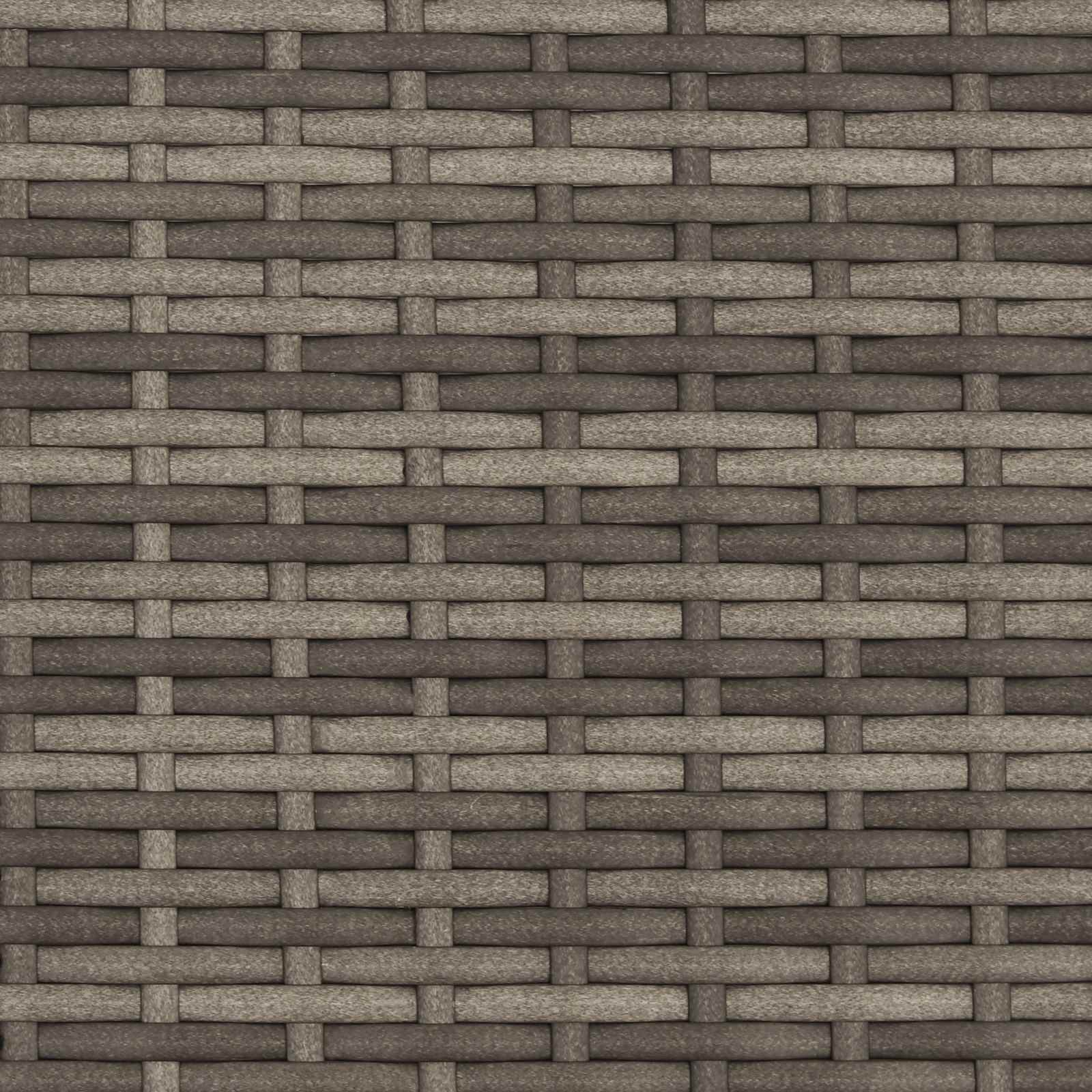 Vaso da Giardino con Trellis Grigio 35 x 30 x 135 cm polyrattan