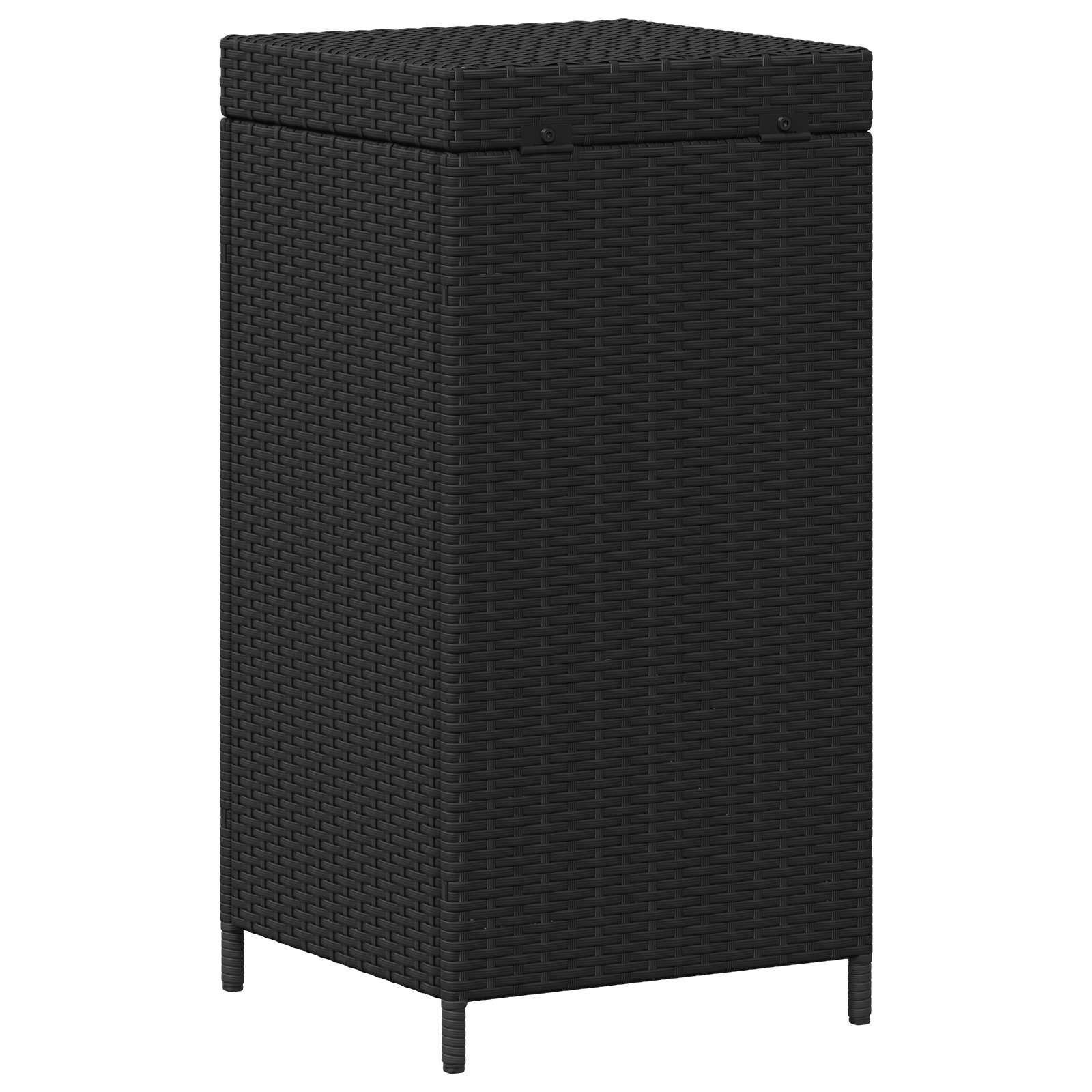 Cestino della Spazzatura da Esterno 40 x 40 x 80 cm polyrattan