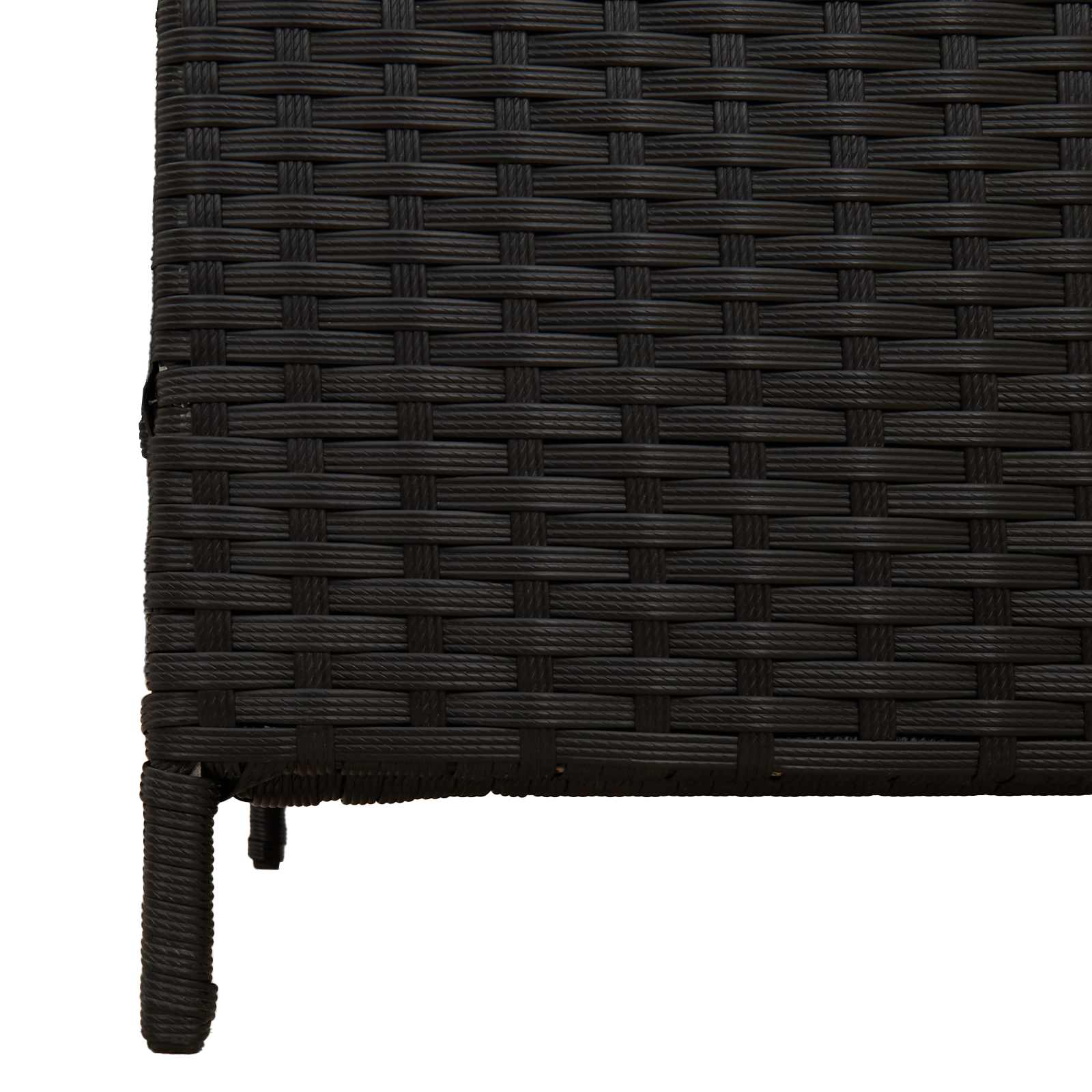 Cestino della Spazzatura da Esterno 40 x 40 x 80 cm polyrattan