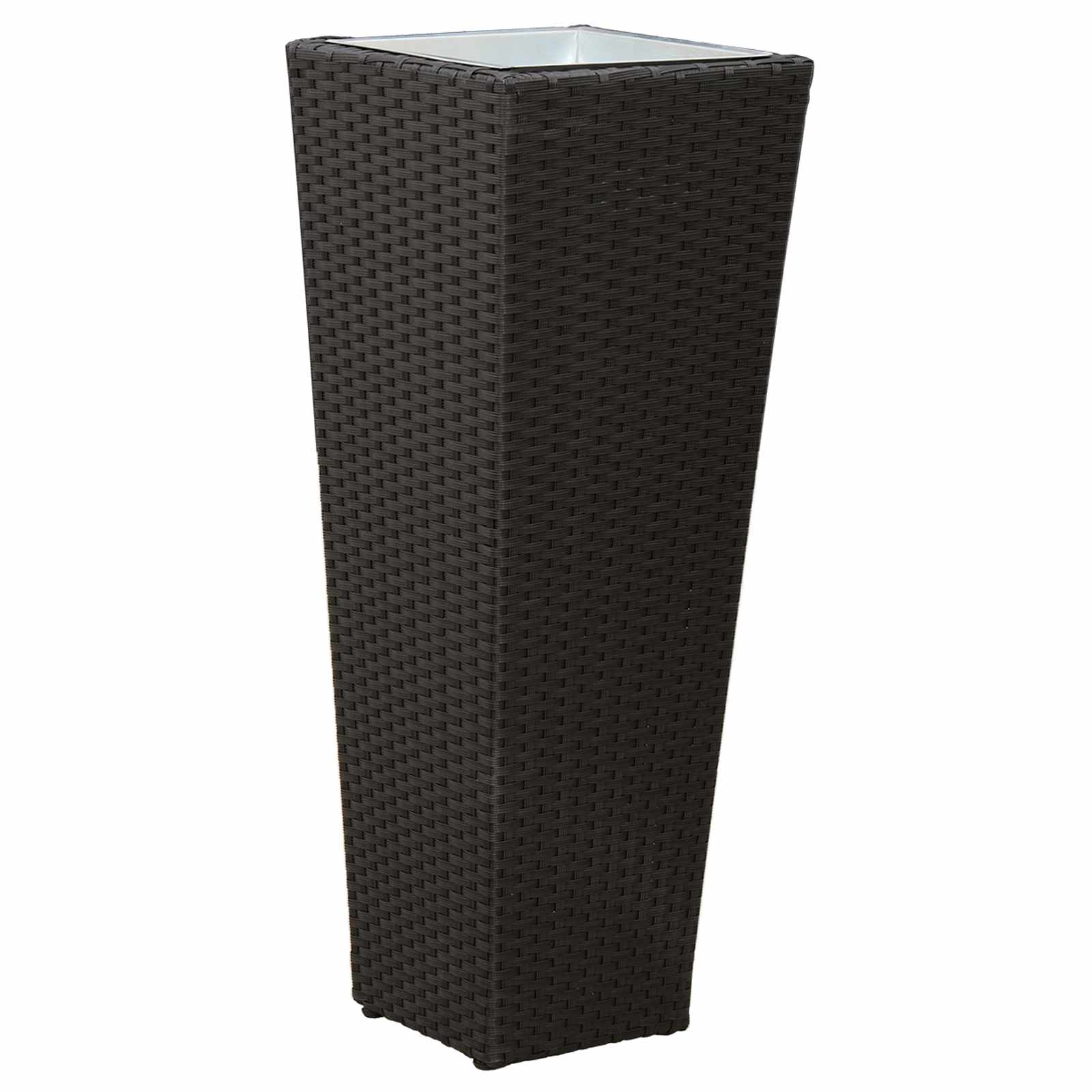 Set da esterno 3 pz Nero 30 x 30 x 80 cm Metallo