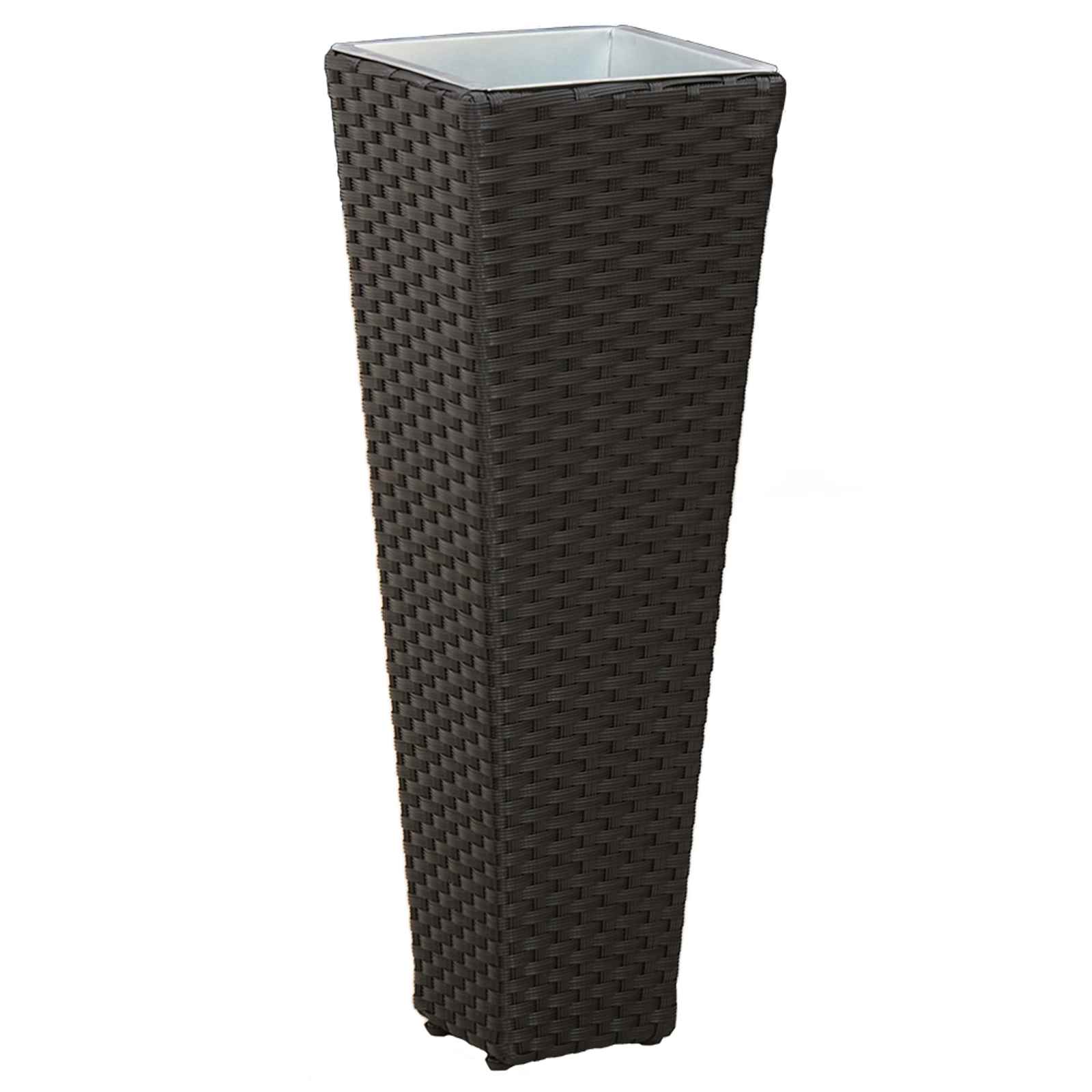 Set da esterno 3 pz Nero 30 x 30 x 80 cm Metallo