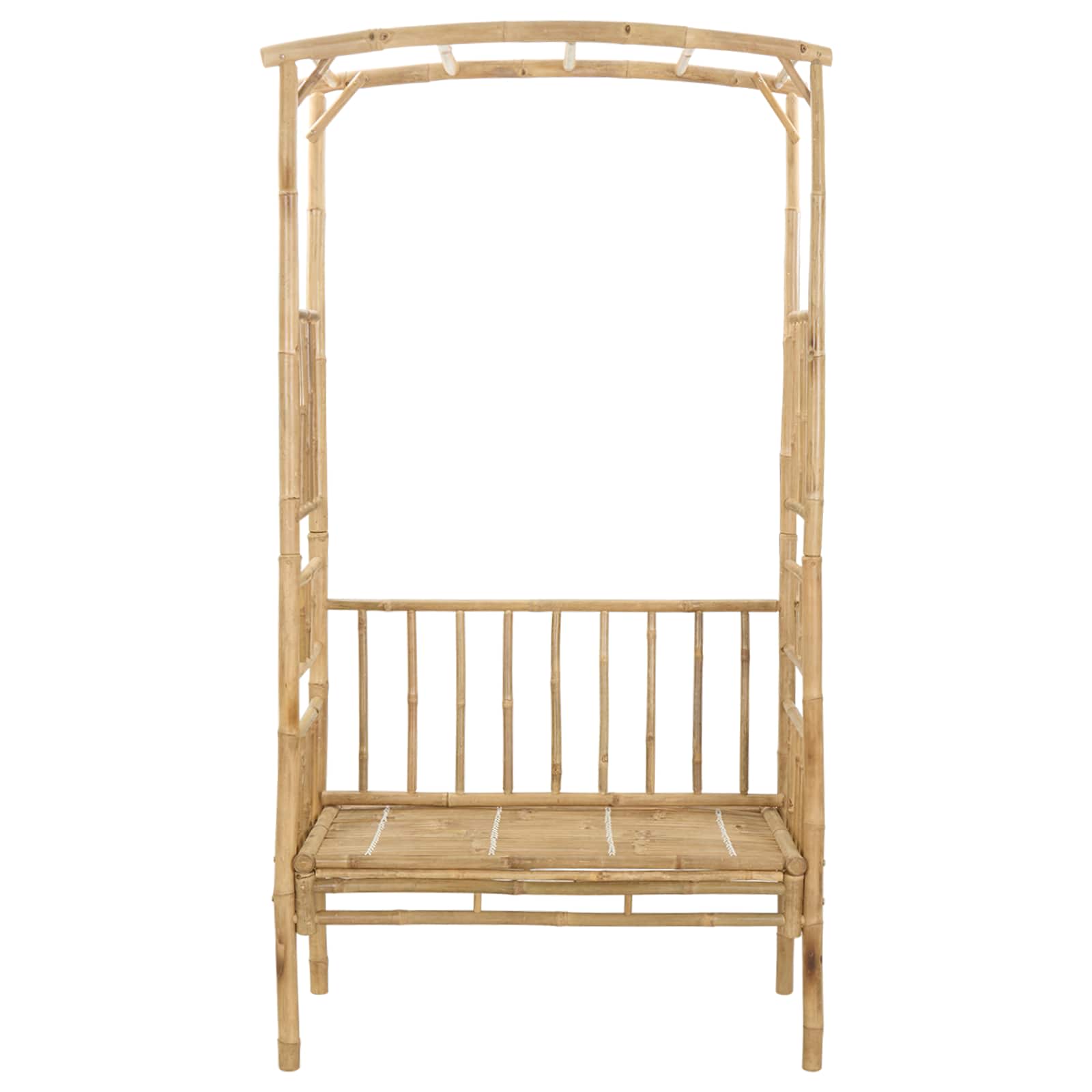 Arco da Giardino con Panchina 115 x 50 x 205 cm Bambù
