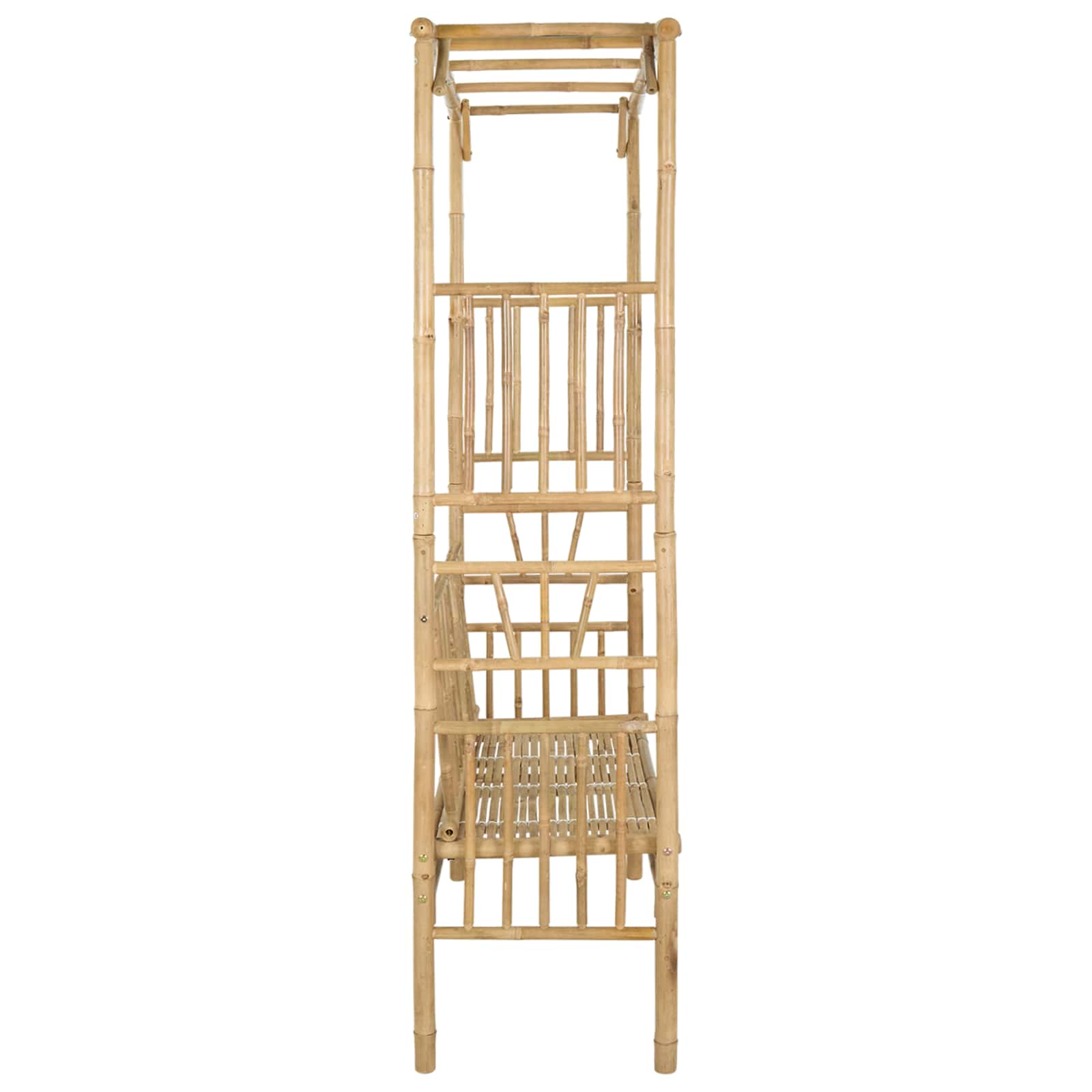 Arco da Giardino con Panchina 115 x 50 x 205 cm Bambù