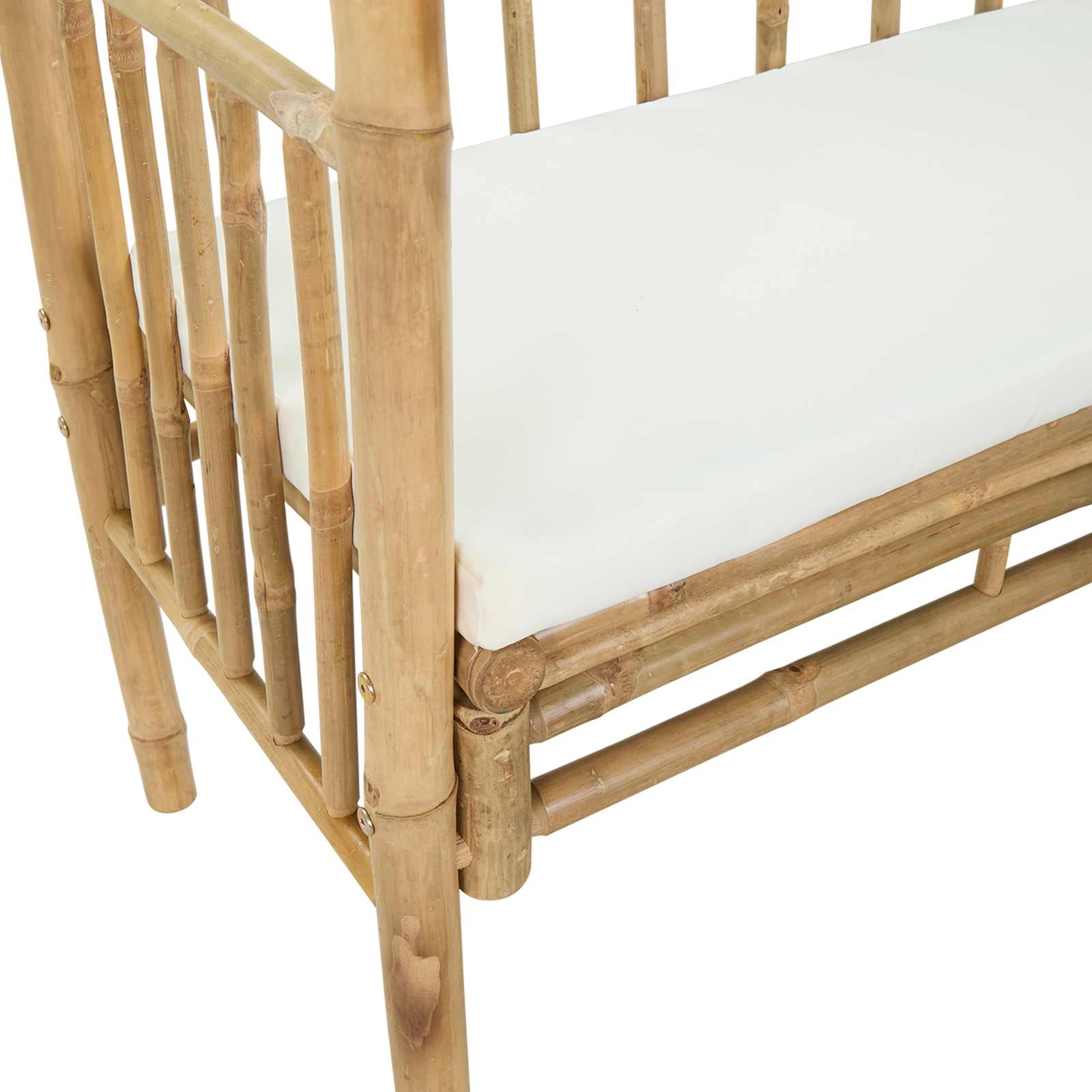 Arco da Giardino con Panchina Bianco Crema 115 x 50 x 205 cm