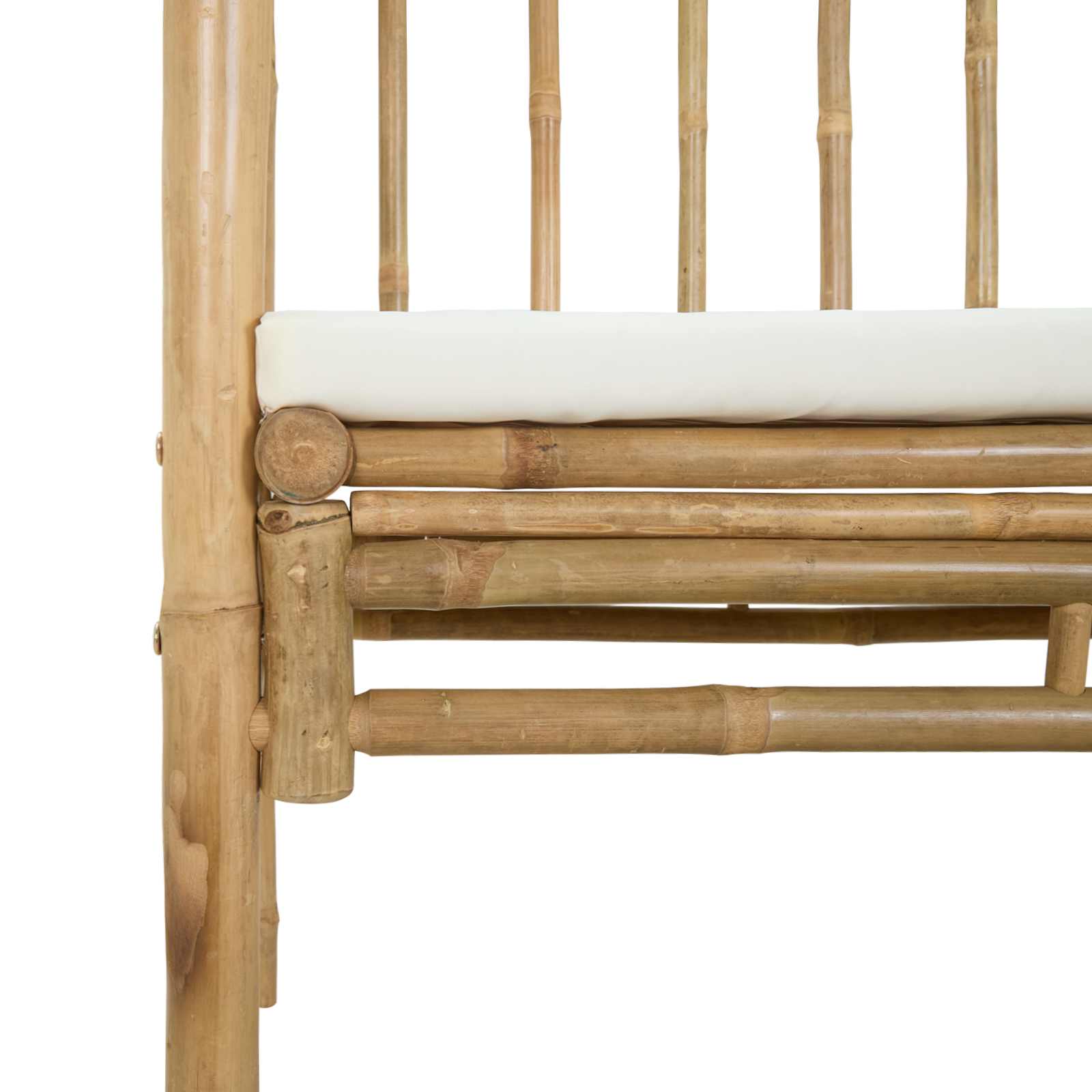 Arco da Giardino con Panchina Bianco Crema 115 x 50 x 205 cm