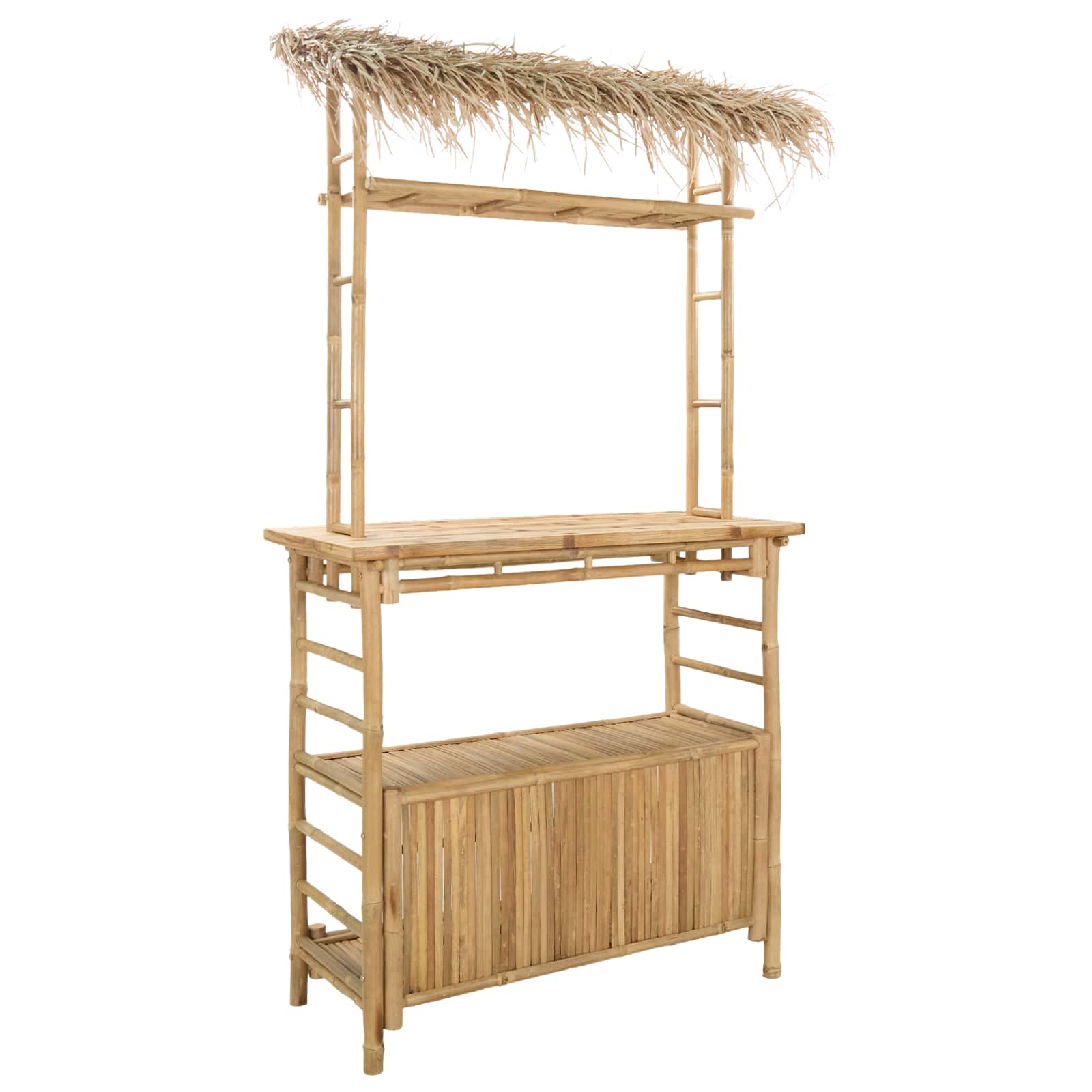 Tavolo da bar da esterno Naturale 110 x 50 x 209 cm Bambù