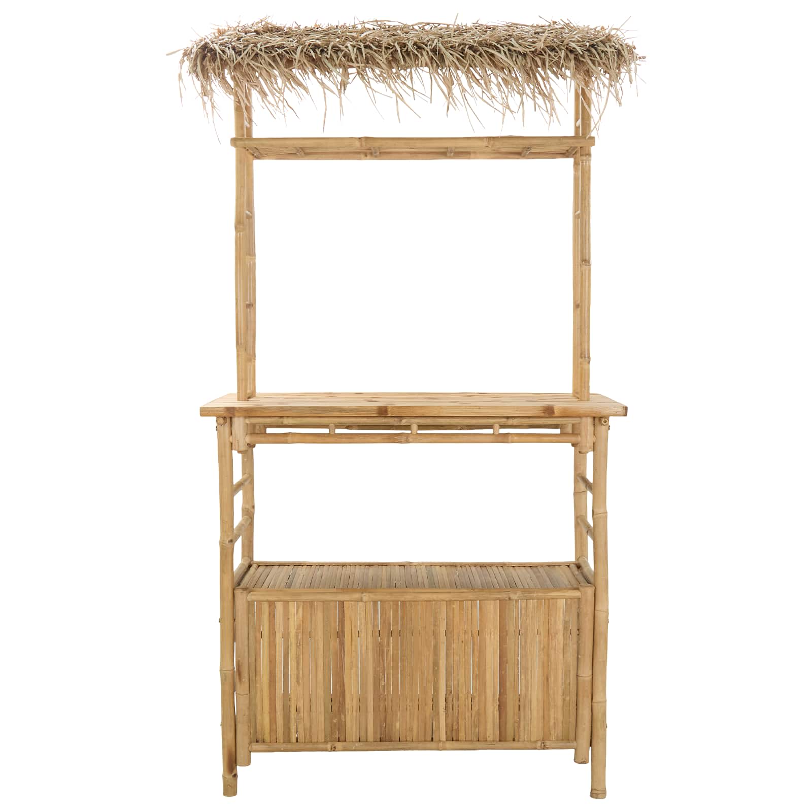 Tavolo da bar da esterno Naturale 110 x 50 x 209 cm Bambù