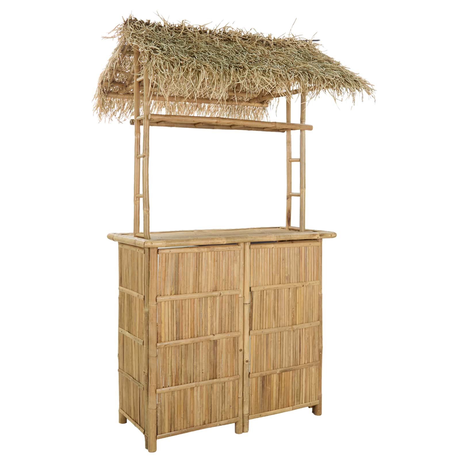 Tavolo da bar da esterno Naturale 115 x 95 x 215 cm Bambù