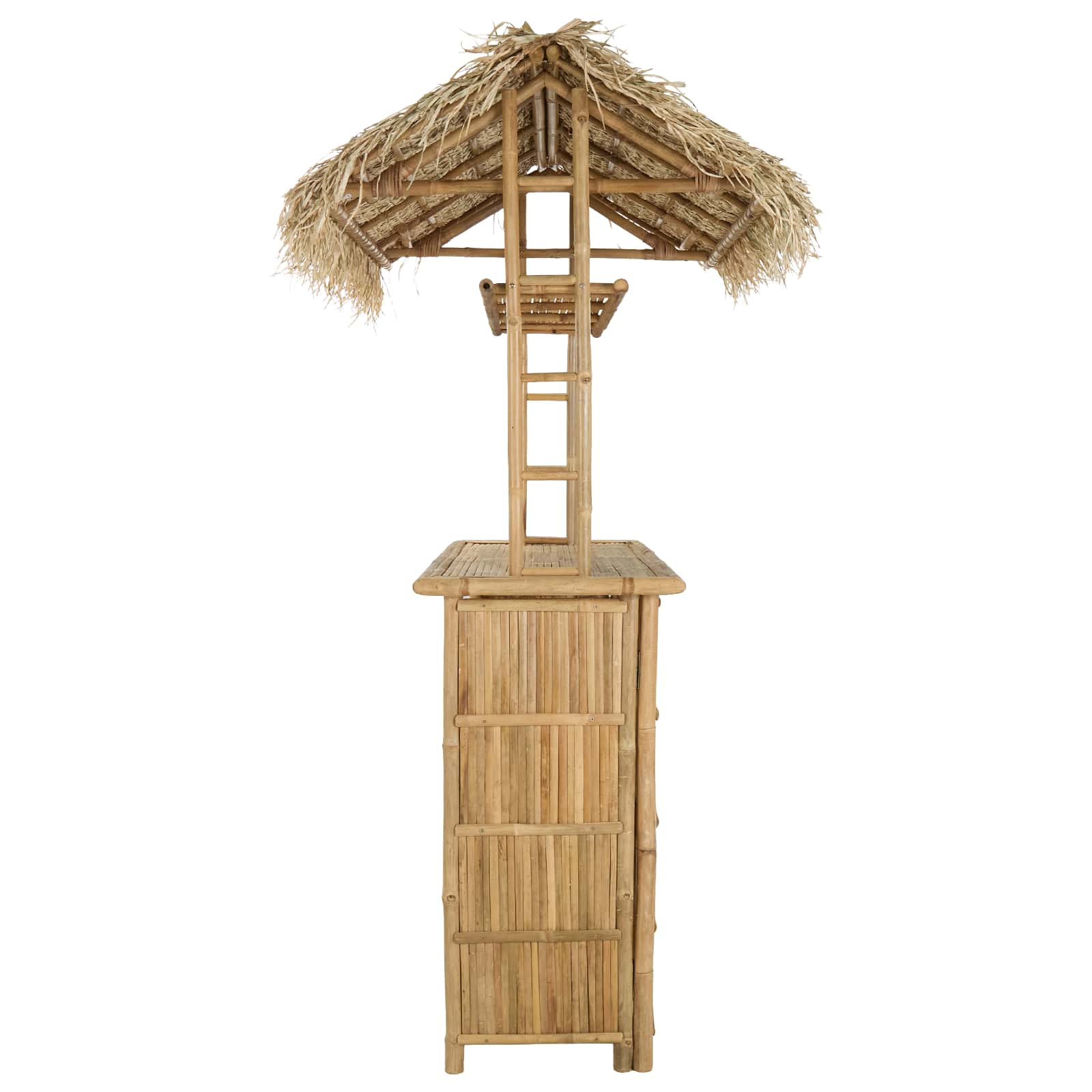 Tavolo da bar da esterno Naturale 115 x 95 x 215 cm Bambù