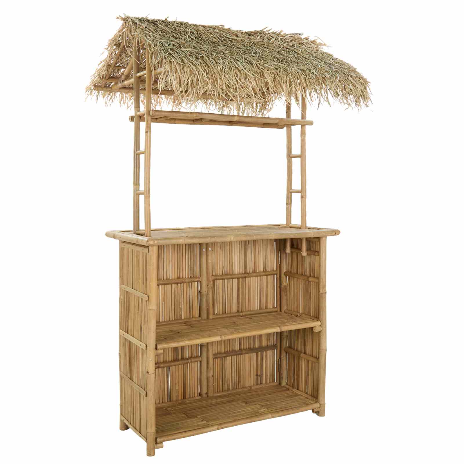 Tavolo da bar da esterno Naturale 115 x 95 x 215 cm Bambù