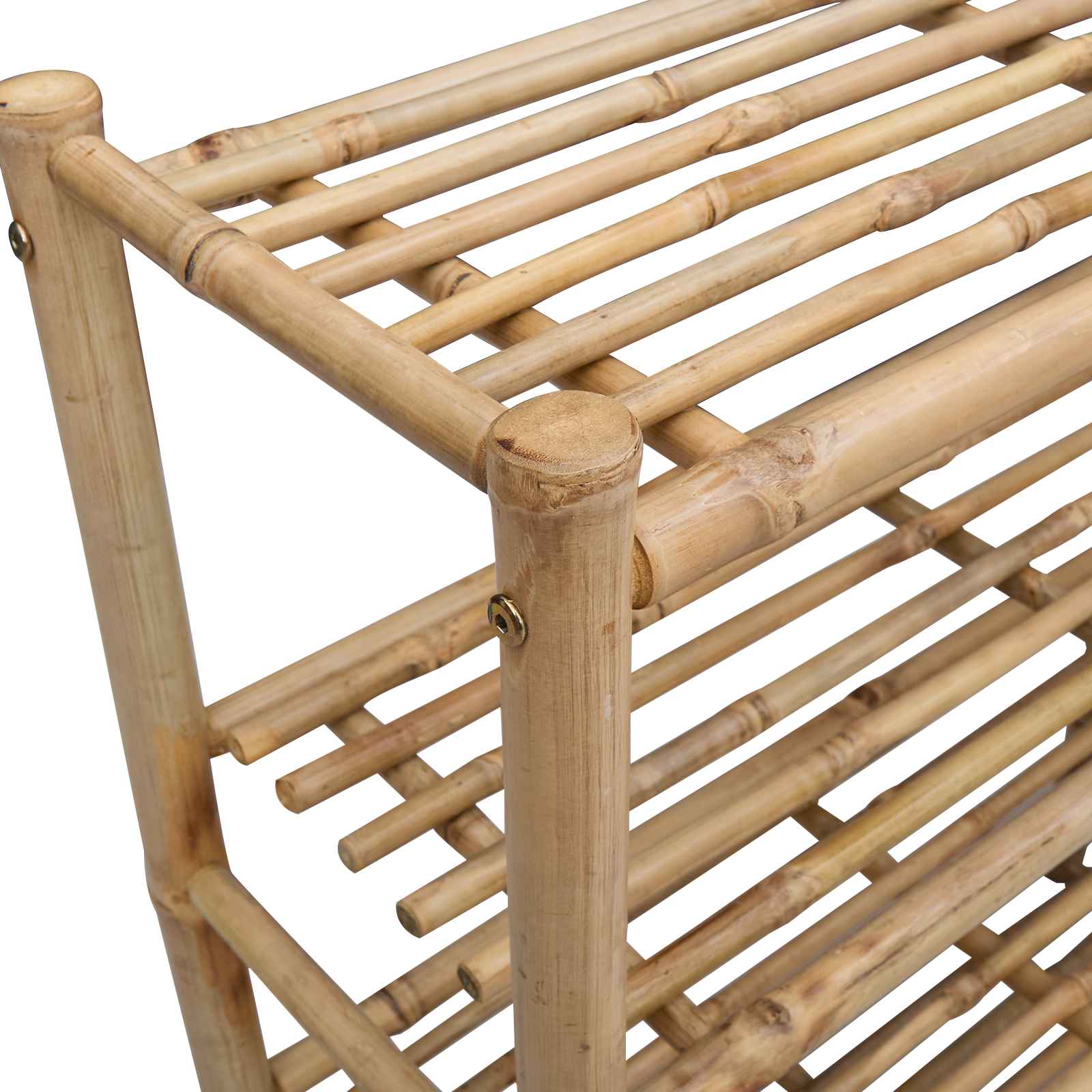 Scarpiera 88 x 27 x 80 cm Bambù Naturale