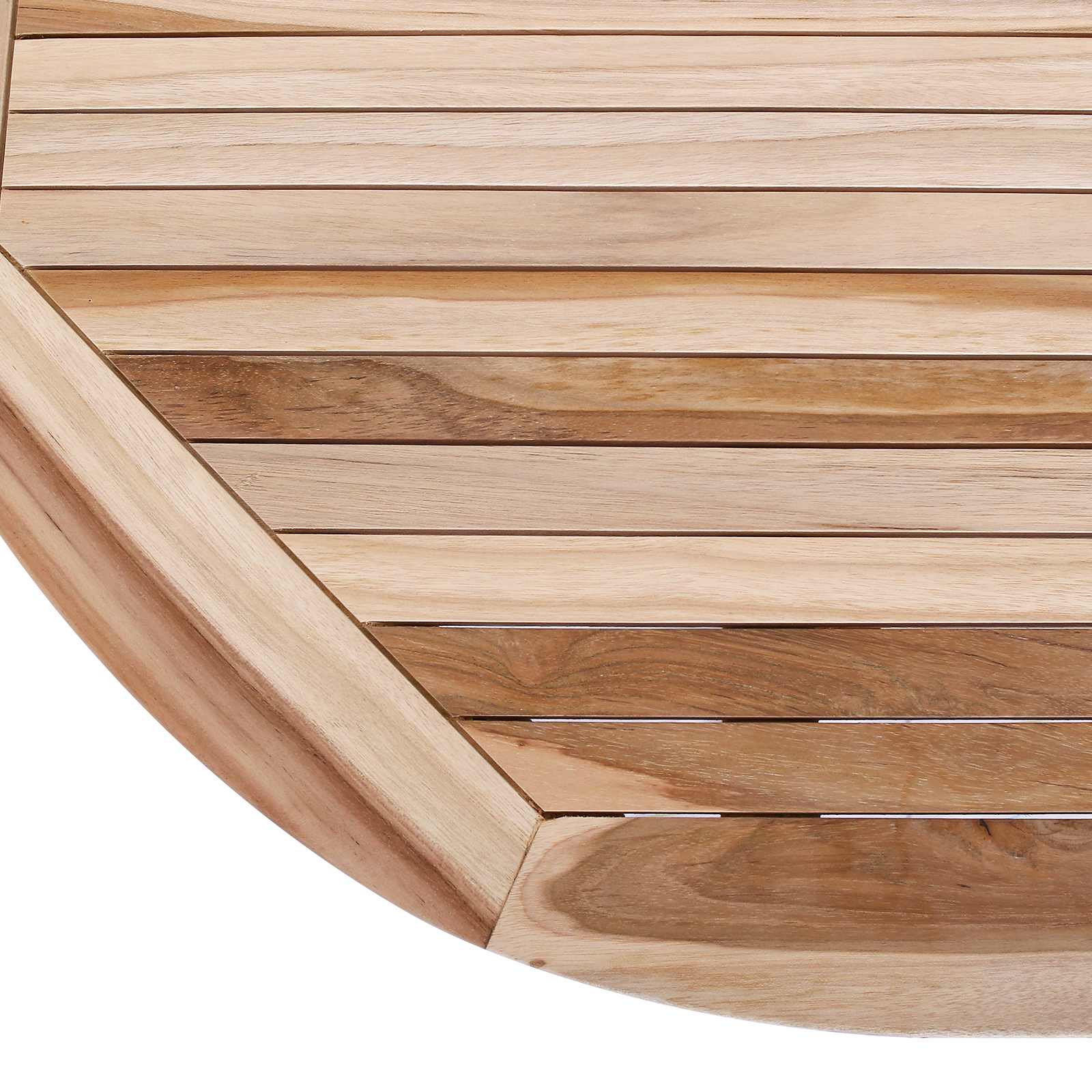Tavolo da Giardino Pieghevole Naturale 160 x 80 x 76 cm