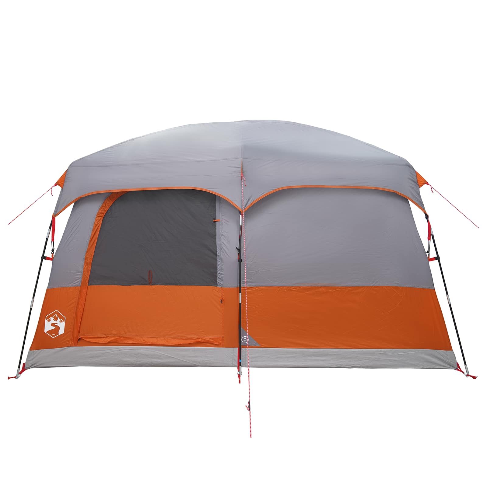 Tenda Familiare 5 persona Grigio e arancione Poliestere