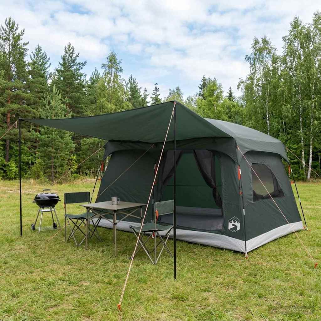 Tenda Familiare 5 persona Verde militare Poliestere